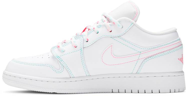 Air Jordan 1 Low GS  Aurora Green  554723-101 - Sneaker Replica Workshop