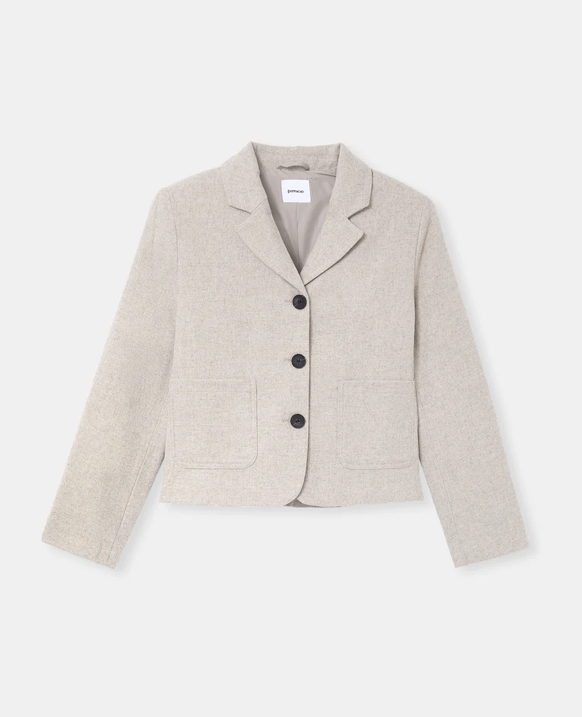Pimkie Veste blazer cintrée avec laine
