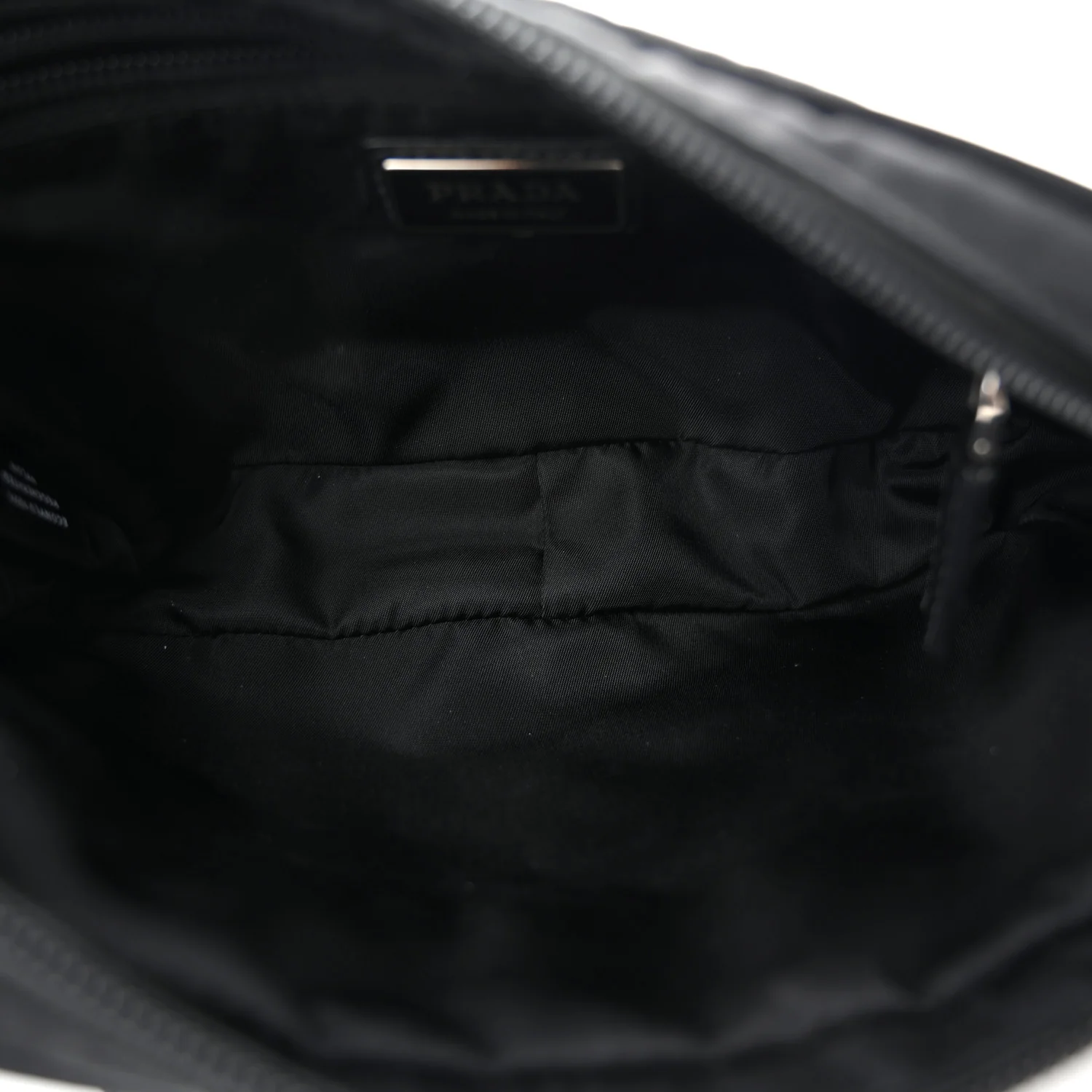 Re-Nylon Saffiano Belt Bag Black - Top Club