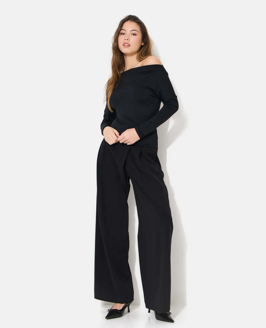 Pimkie Top manches longues avec encolure bateau