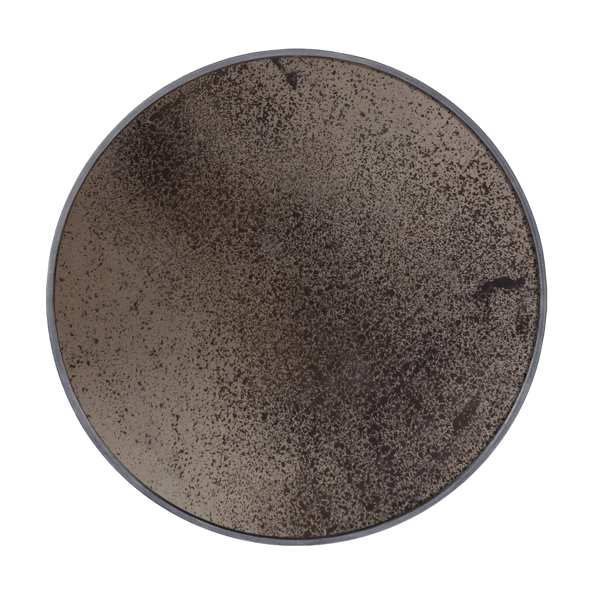 Ethnicraft - Aged muurspiegel - rond - bronze - 121