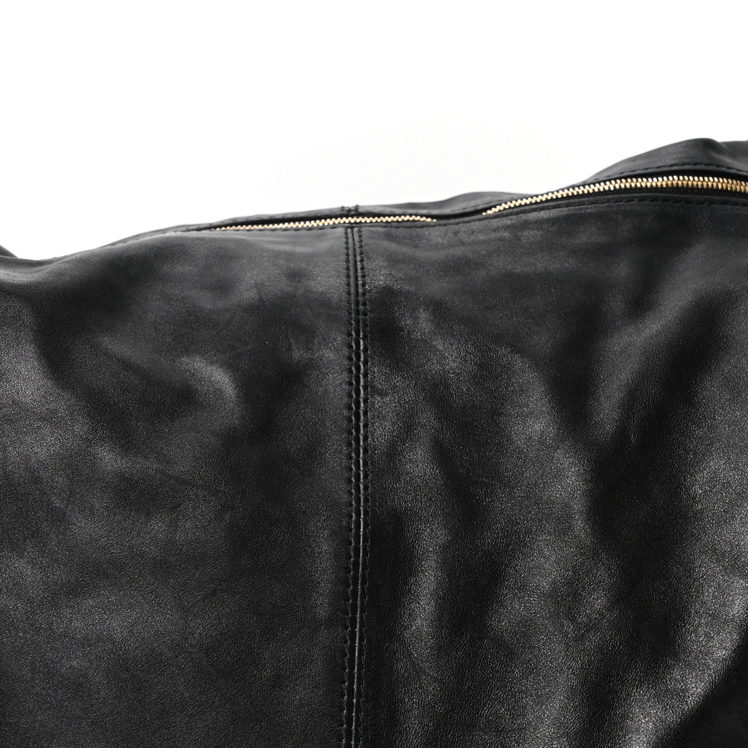 Vintage Calfskin Extra Large Olivia Hobo Black - Top Club