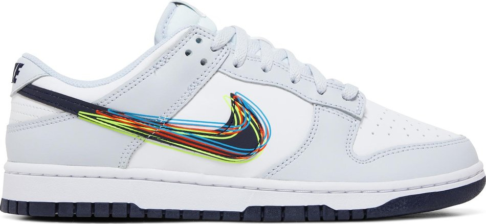 Dunk Low  3D Swoosh  DV6482-100 - Sneaker Replica Workshop