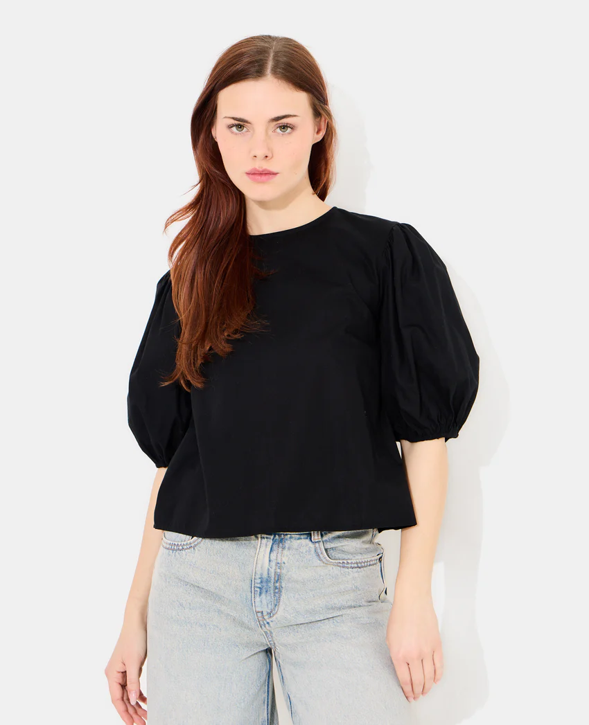 Pimkie Blouse col rond avec manches ballons