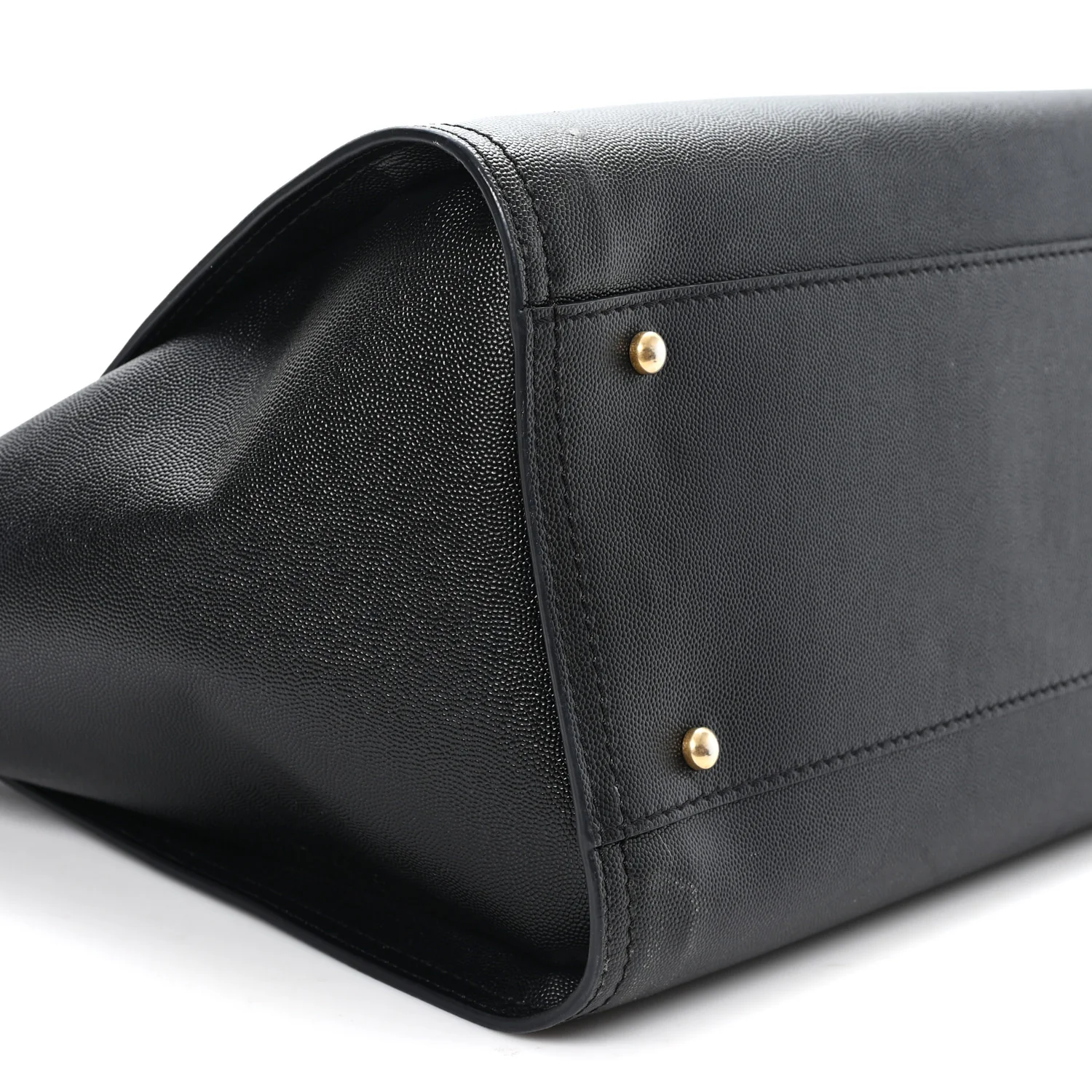 Caviar Medium Studded Deauville Tote Black - Top Club