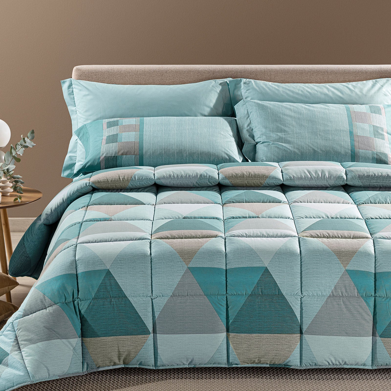 Trapunta In Cotone Londra Matrimoniale Anice Caleffi