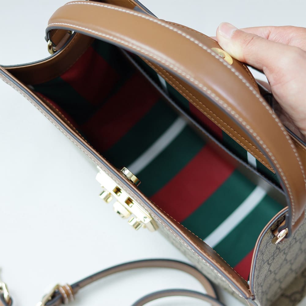Gucci Padlock medium top handle bag - Top Club