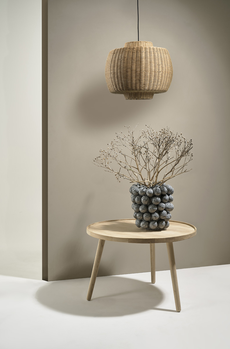 Ebern houten salontafel whitewash - 70,5 x 44,5 cm