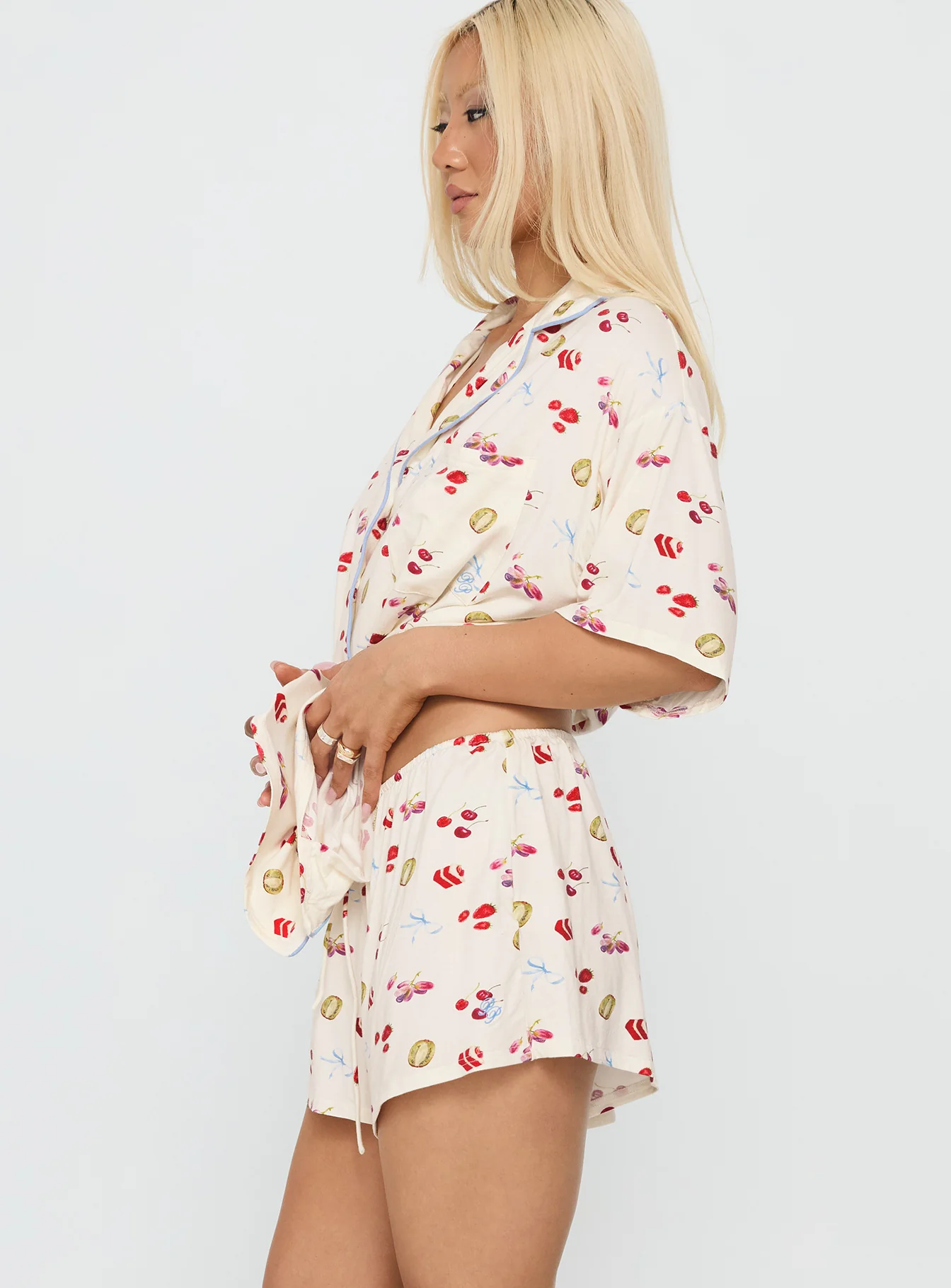 Sweet Things Button Down Sleep Set Multi