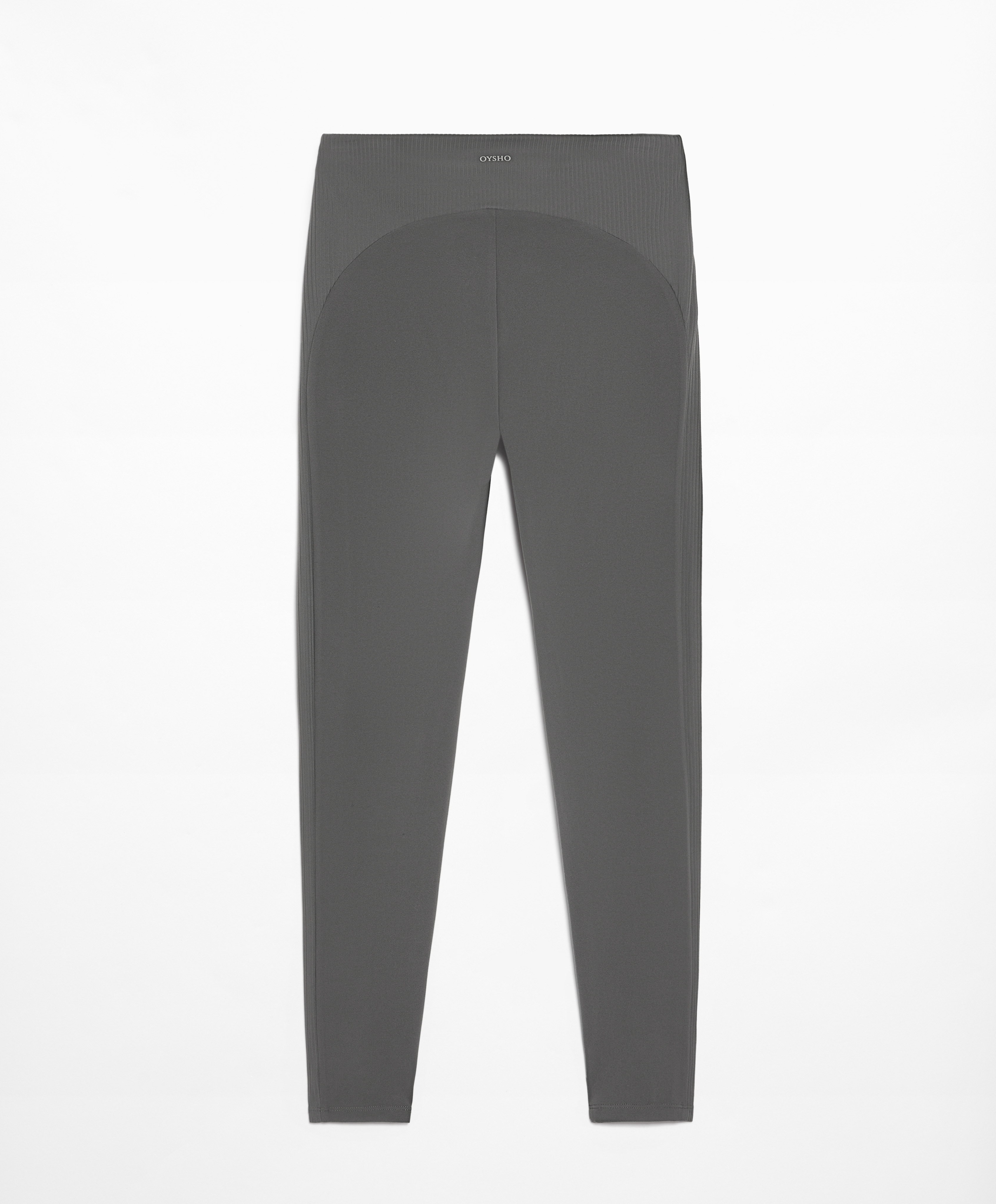 OYSHO Comfortlux high-rise rib 65cm ankle-length leggings