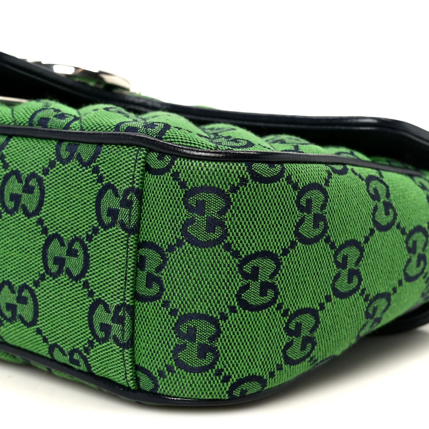 Monogram Multicolor Matelasse Diagonal Small GG Marmont Shoulder Bag Green Blue - Top Club