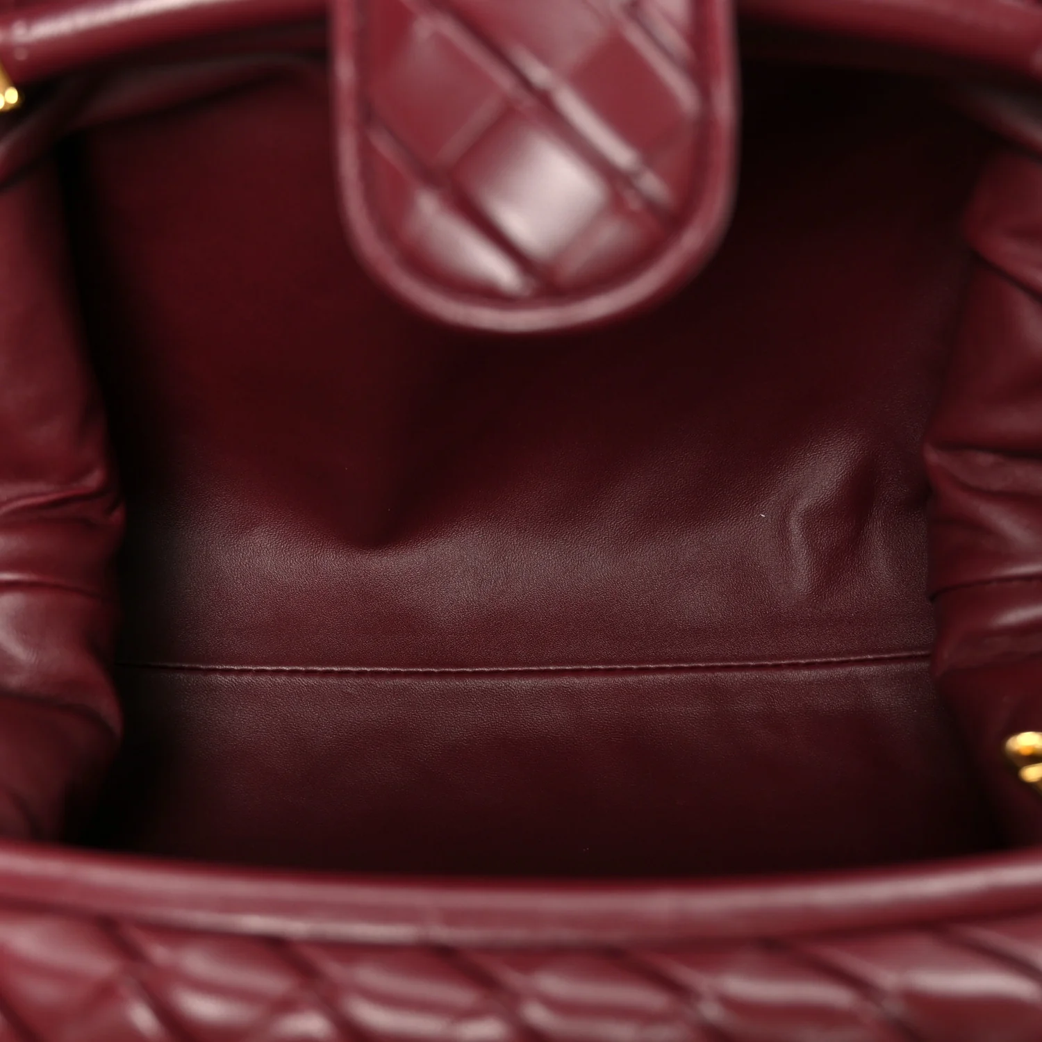 Nappa Intrecciato Teen The Lauren 1980 Clutch With Chain Barolo - Top Club
