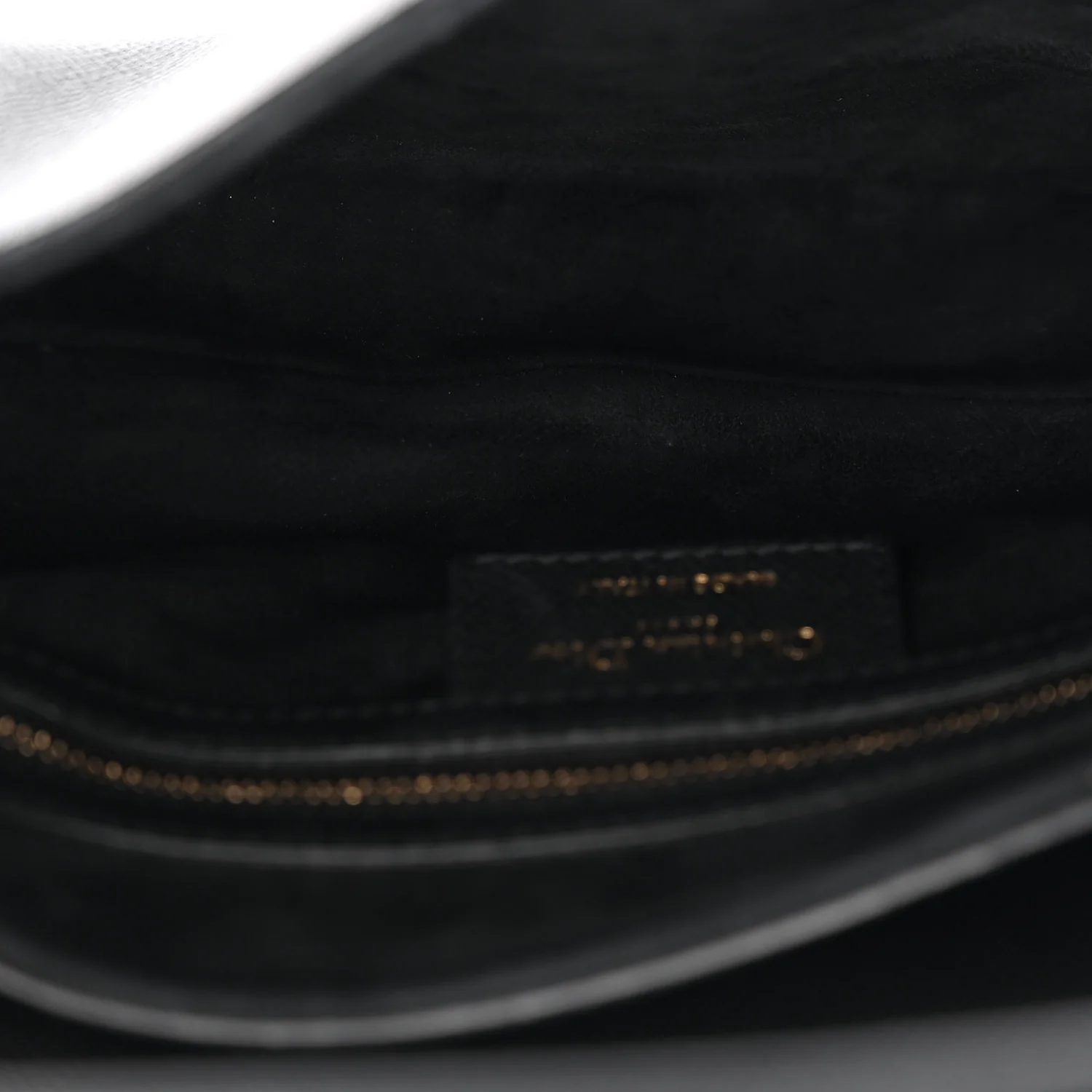 Grained Calfskin Saddle Bag Black - Top Club