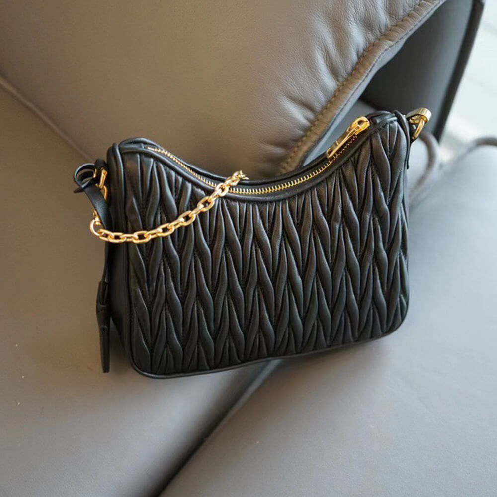 Matelasse nappa leather shoulder bag - Top Club