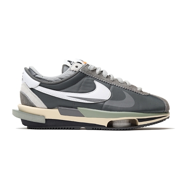 Sacai x Nike Zoom Cortez 4.0 Dark Grey White Green - Sneaker Replica Workshop