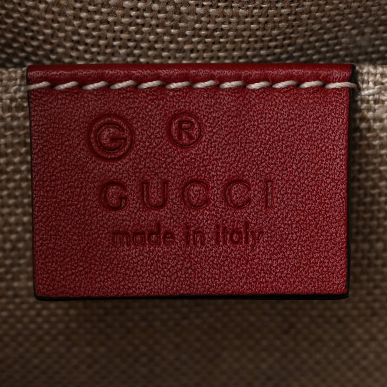 Soft Microguccissima Mini Dome Bag Rosso - Top Club