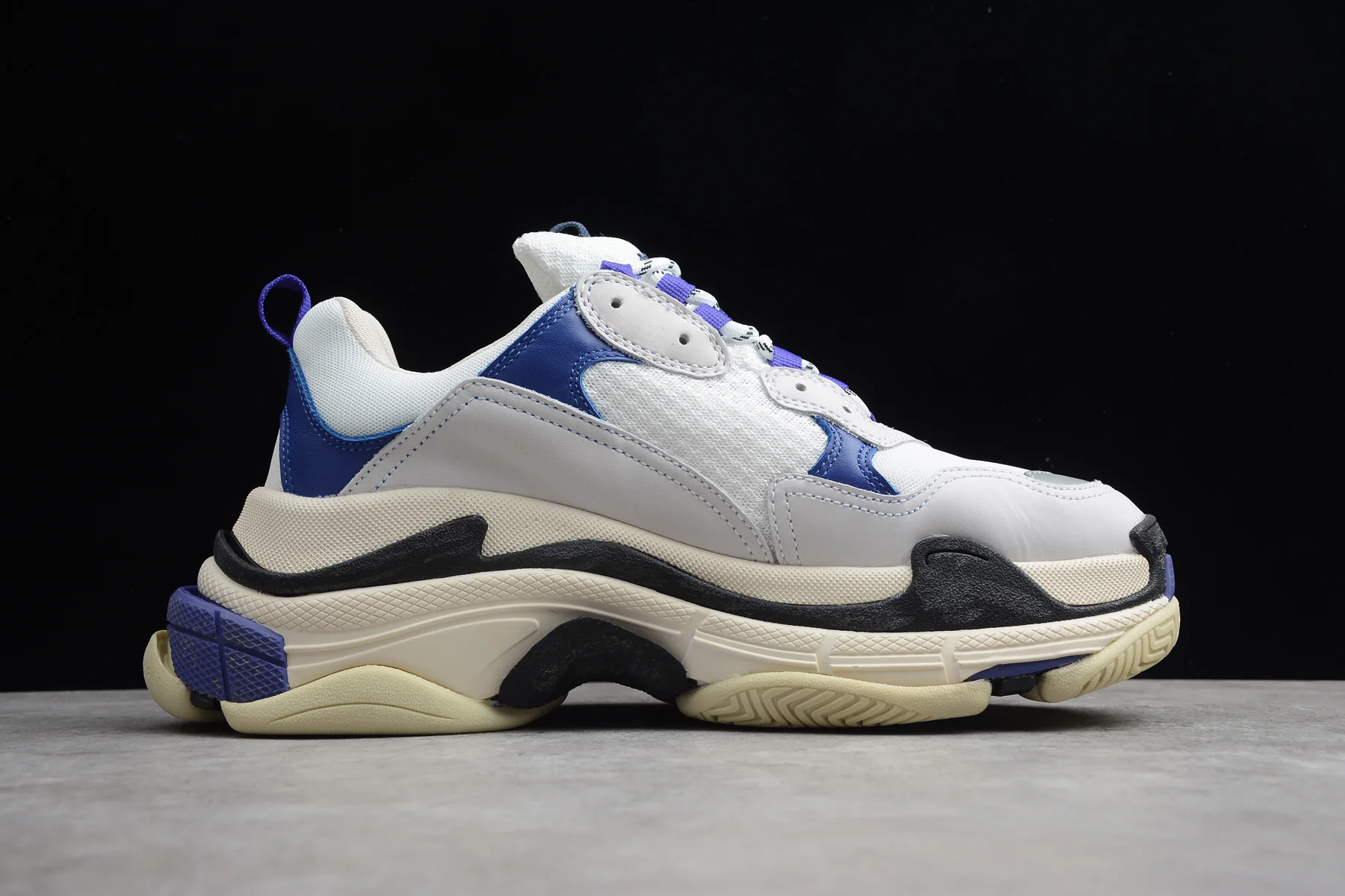 Balenciaga Triple S Sneaker in White/Purple - Sneaker Replica Workshop