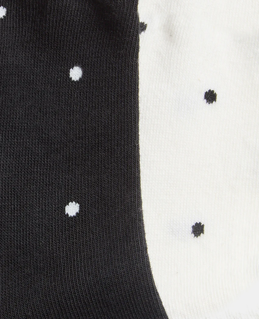 Pimkie Lot de 2 paires de chaussettes à pois avec froufous