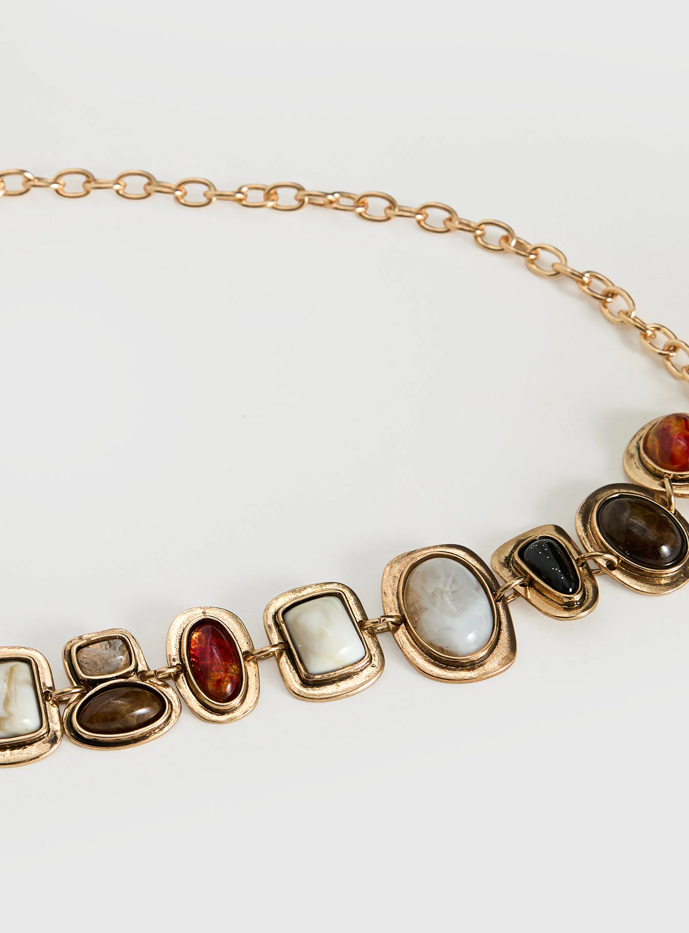 Aradia Gemstone Chain Belt Multi