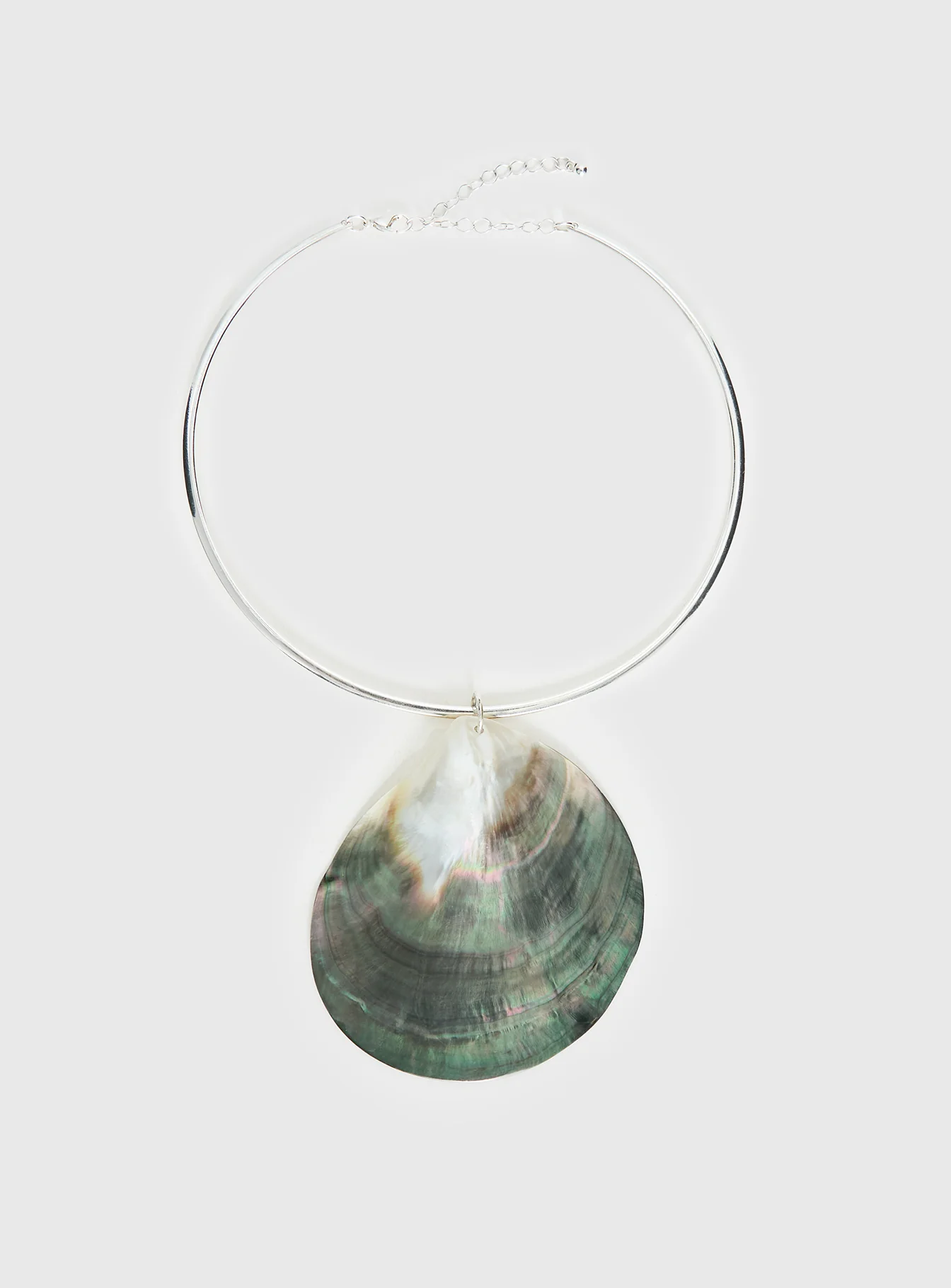 Soreia Shell Necklace Silver