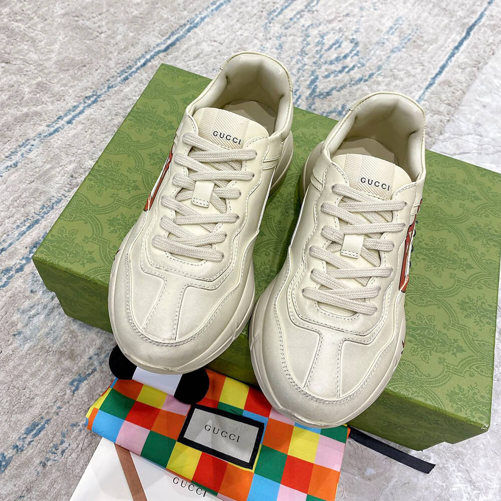 Gucci Rhyton sneaker with mouth print - Top Club