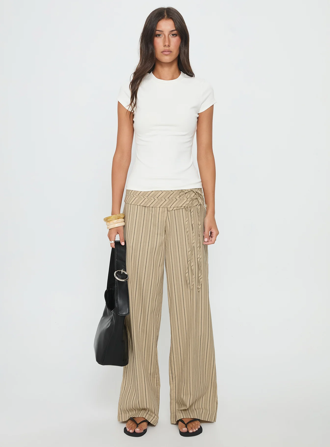 Baseline Longline Rib Top White