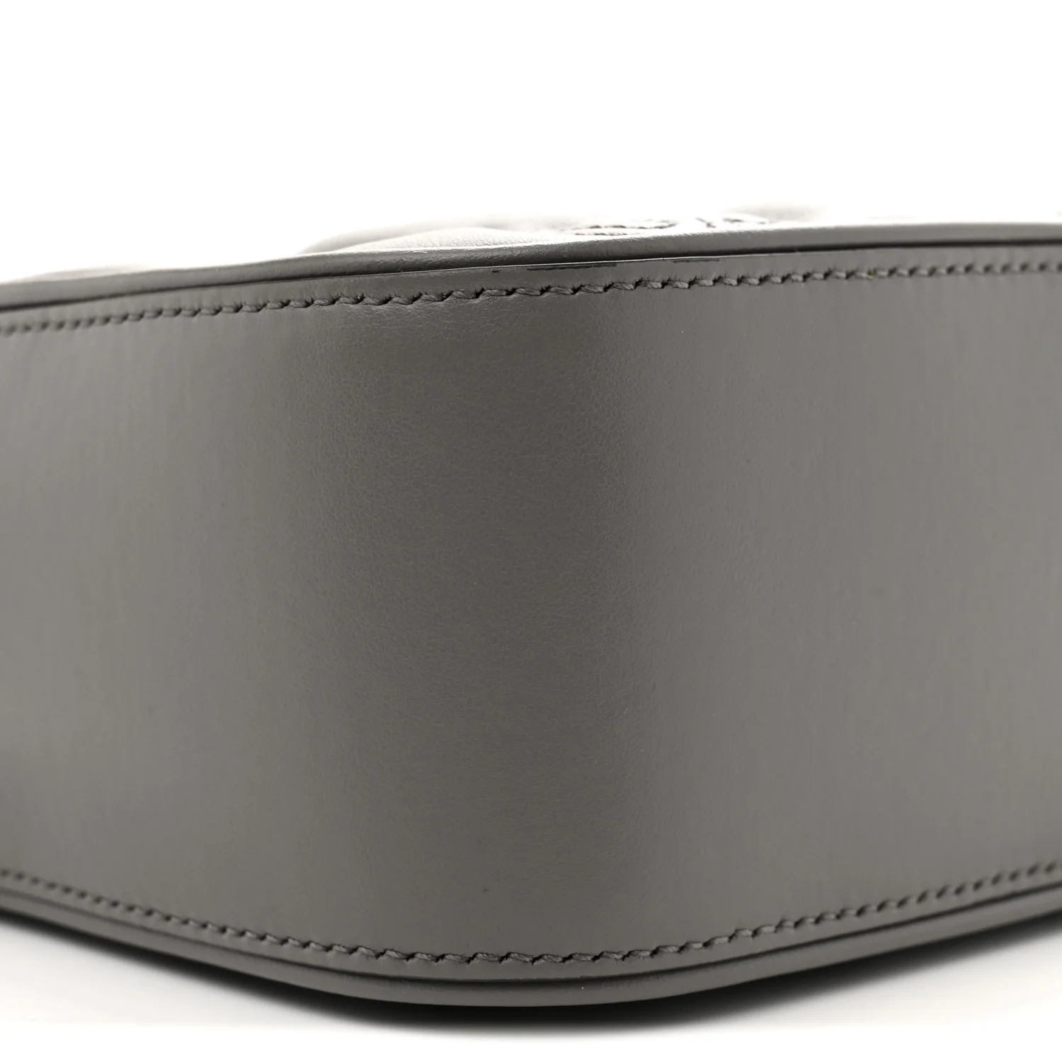 Calfskin GG Matelasse Shoulder Bag Dusty Grey Natural - Top Club