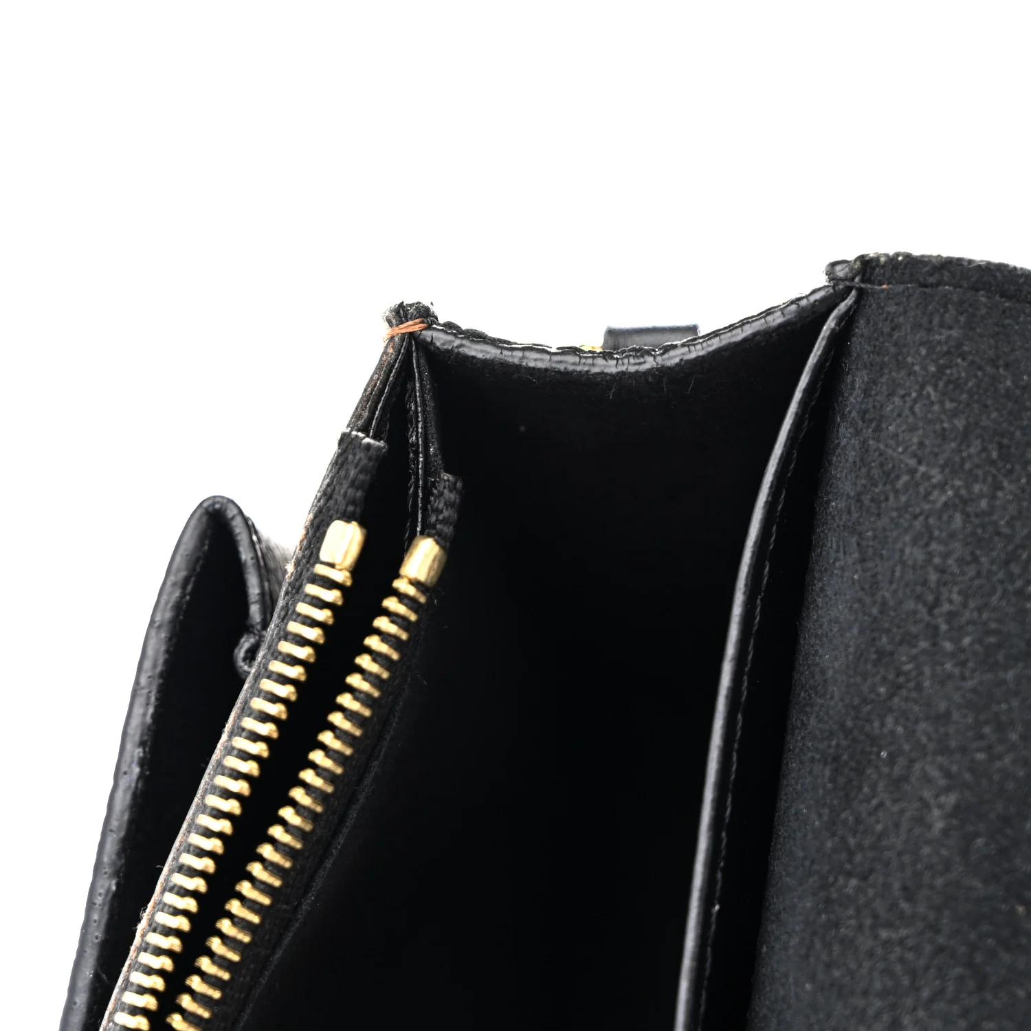 Damier Ebene Vavin Chain Wallet Black - Top Club