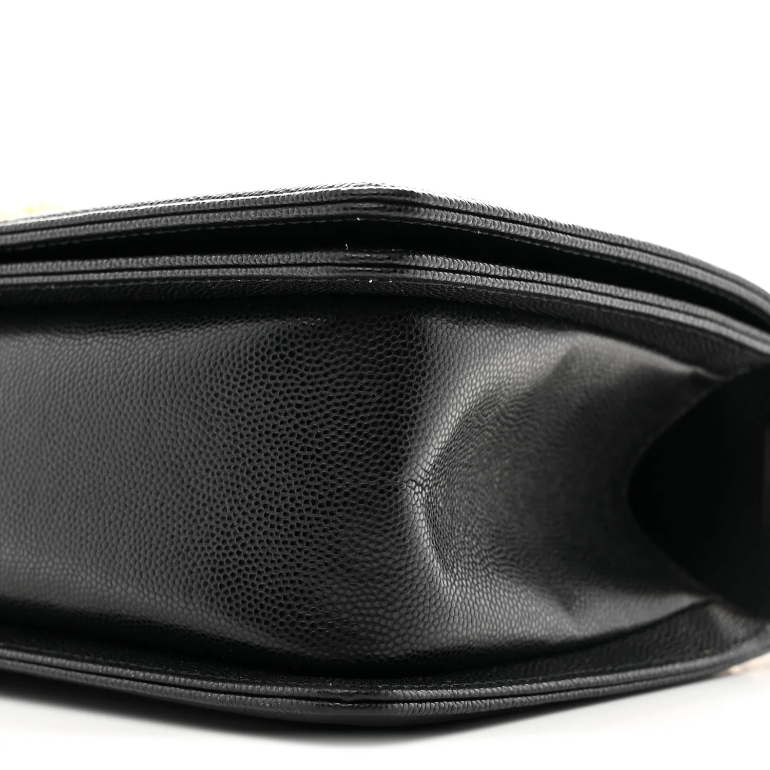 Caviar Quilted Medium Boy Flap Black - Top Club