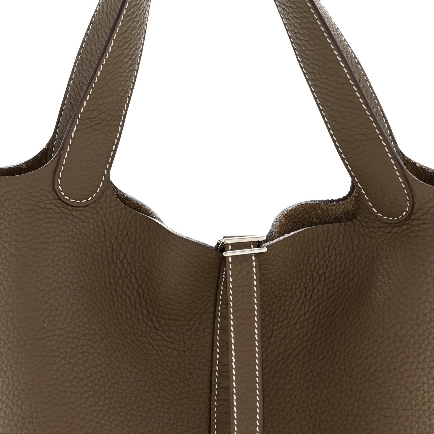Taurillon Clemence Picotin Lock 22 MM Etoupe - Top Club