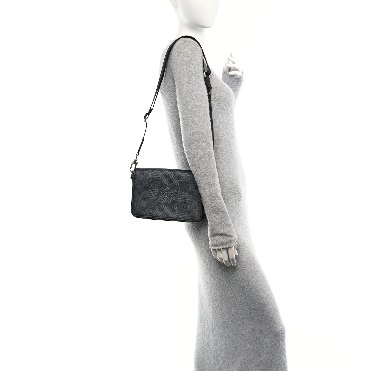Damier Graphite 3D Studio Messenger
