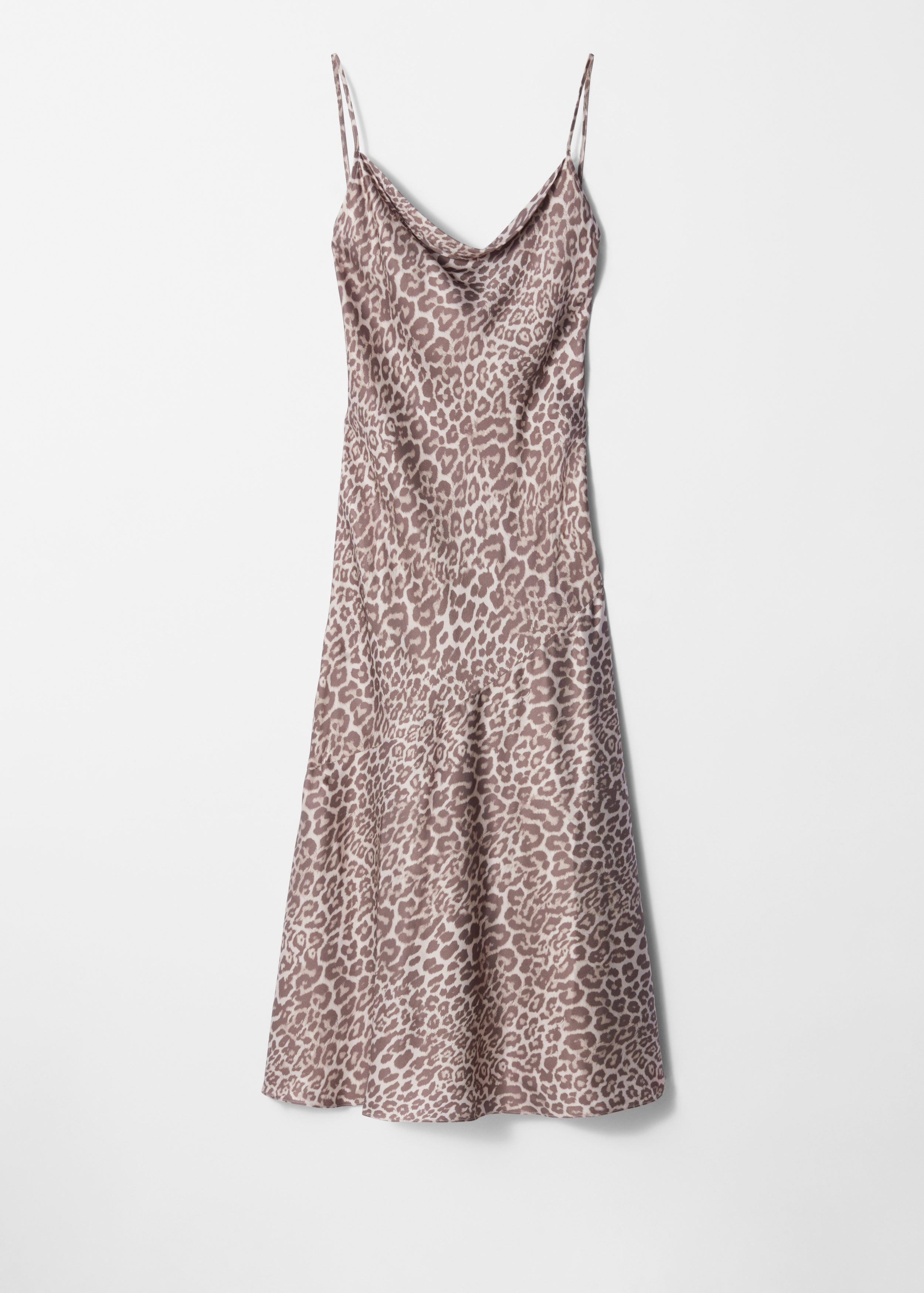 & Other Stories SATIN SLIP MIDI DRESS