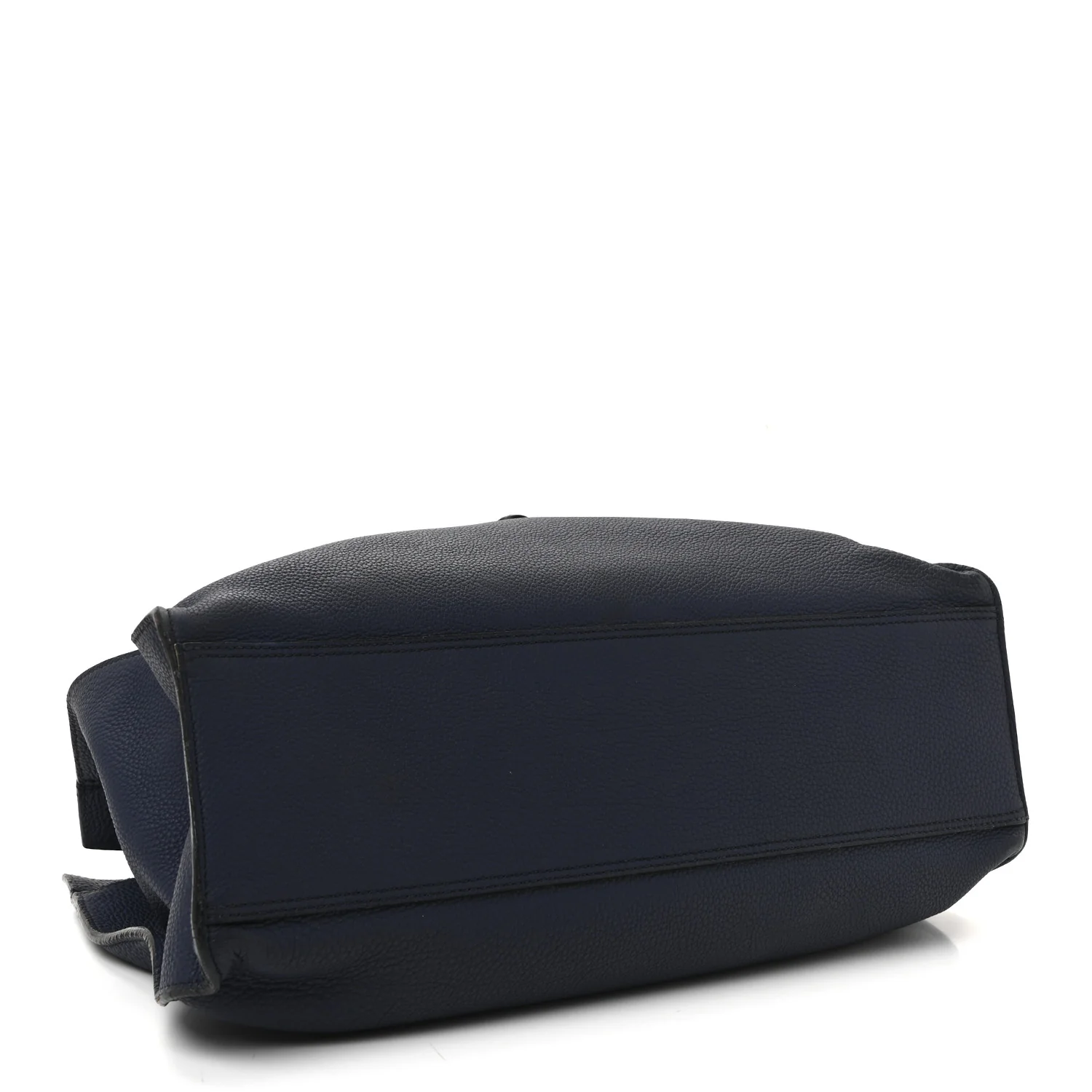 Soft Calfskin Medium Jackie Top Handle Bag Classic Blue Marine - Top Club