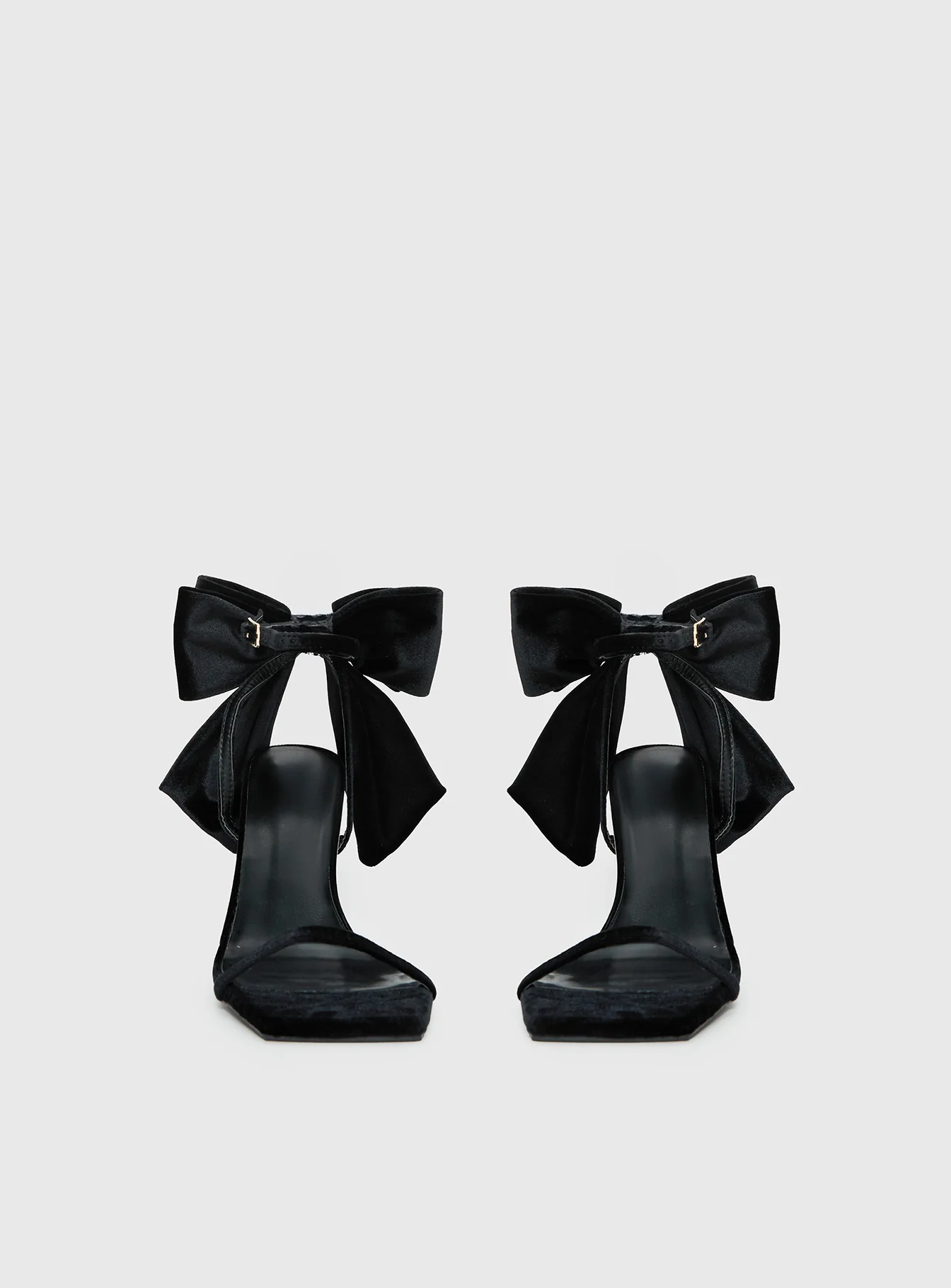 Billini Elesa Bow Detail Stiletto Heels Black