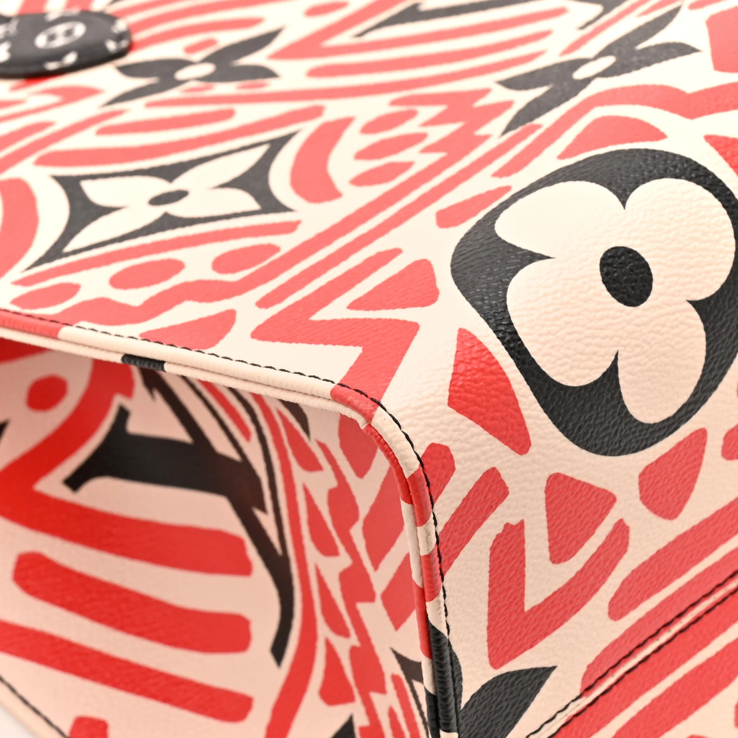 Monogram Giant Crafty Onthego GM Creme Rouge Black - Top Club