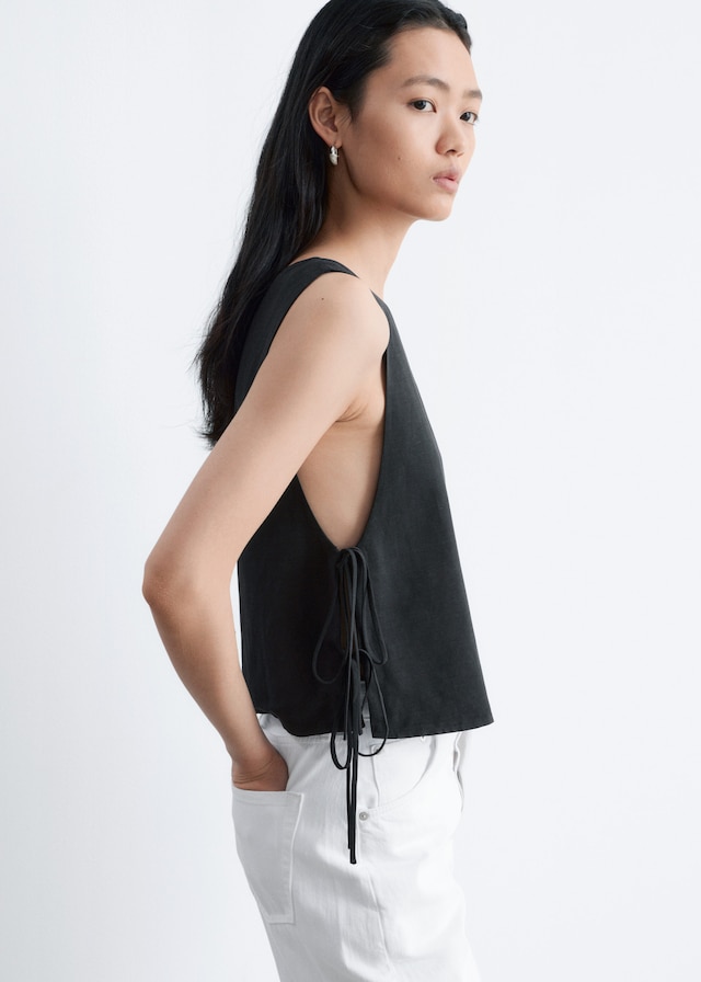 & Other Stories WOVEN BIB COLLAR