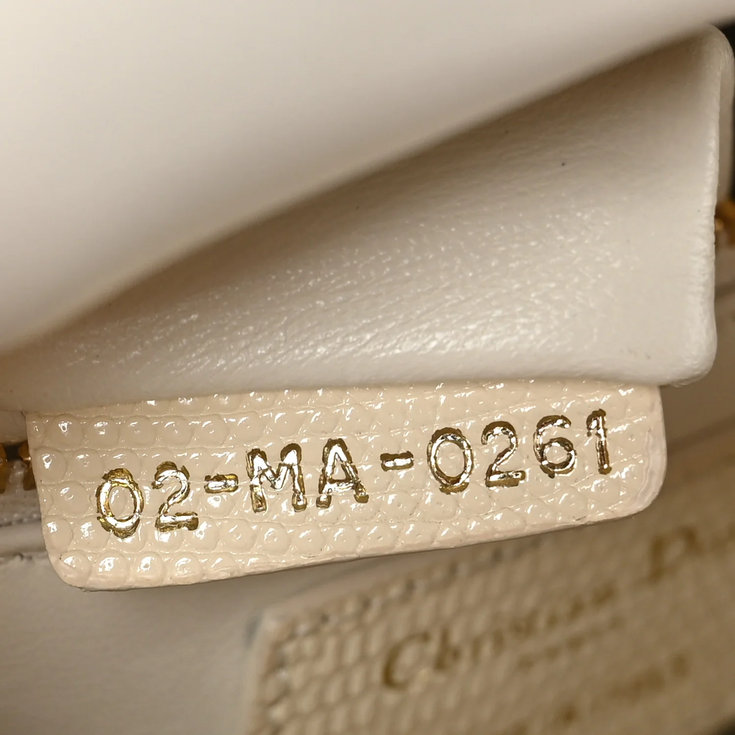 Lizard Mini Lady Dior White - Top Club