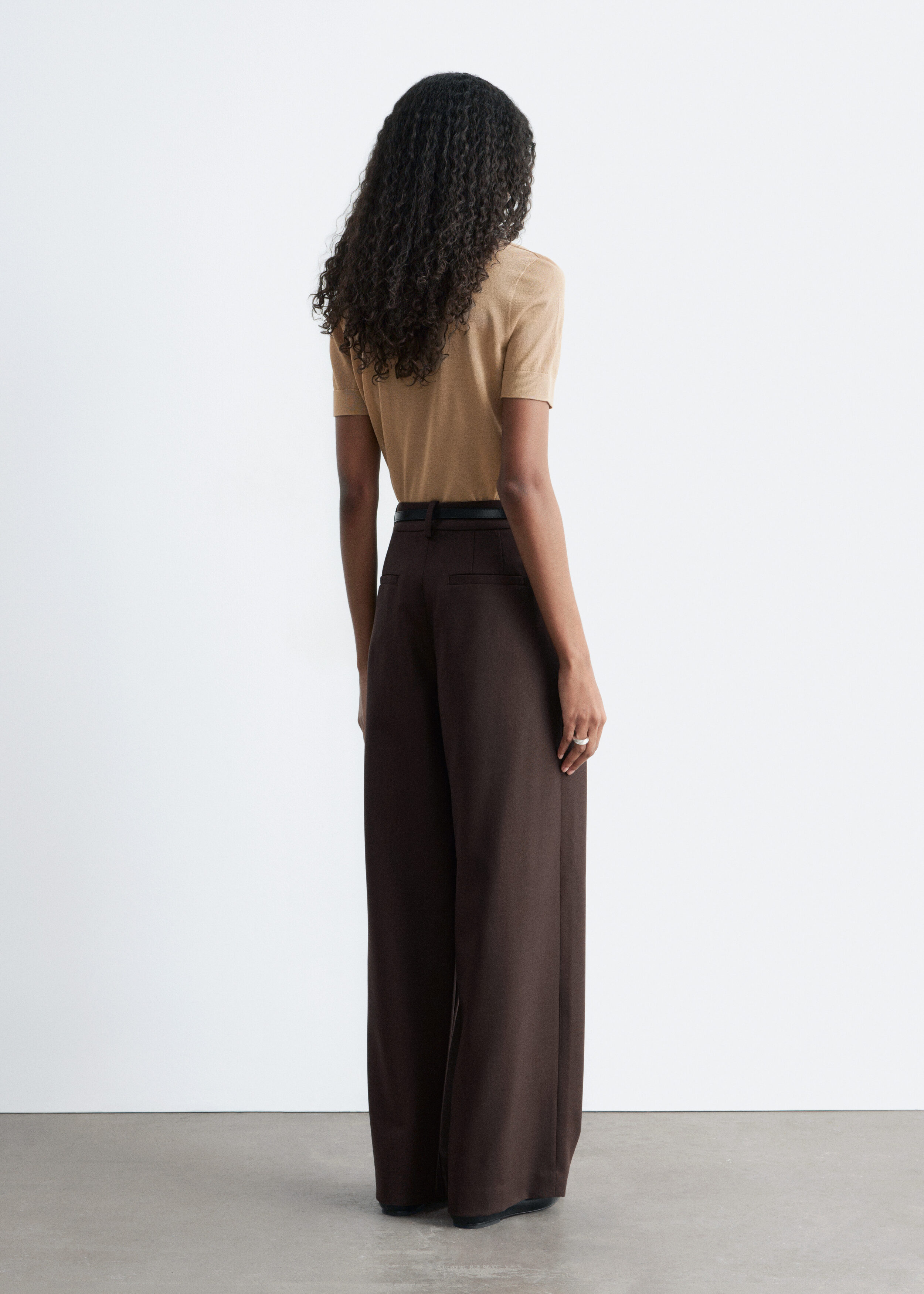 & Other Stories WOOL-BLEND TAILORED TROUSERS