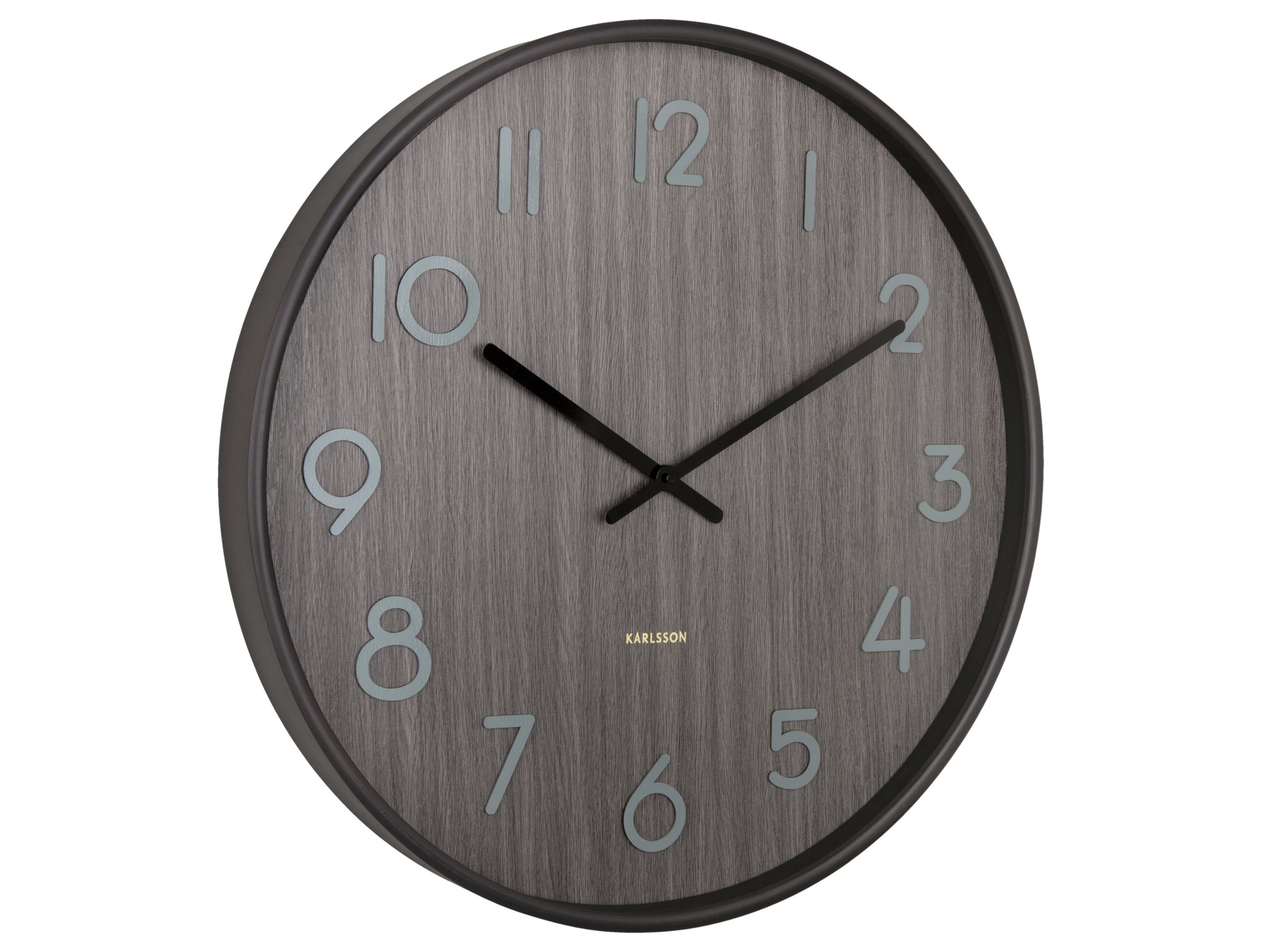 Wandklok Pure groot bruin hout Wandklok Pure Groot  - Bruin - Hout