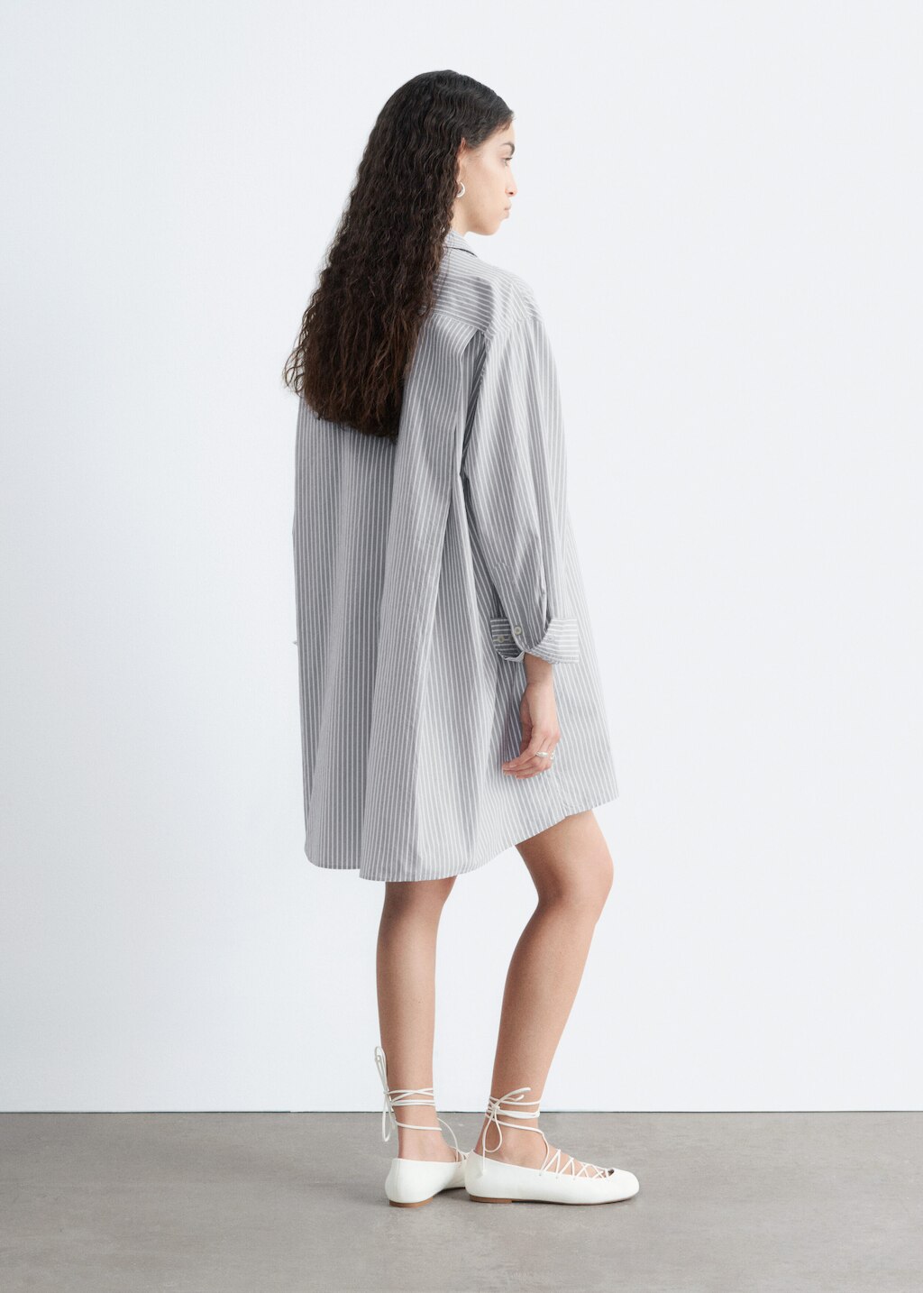 & Other Stories OVERSIZED SHIRT MINI DRESS