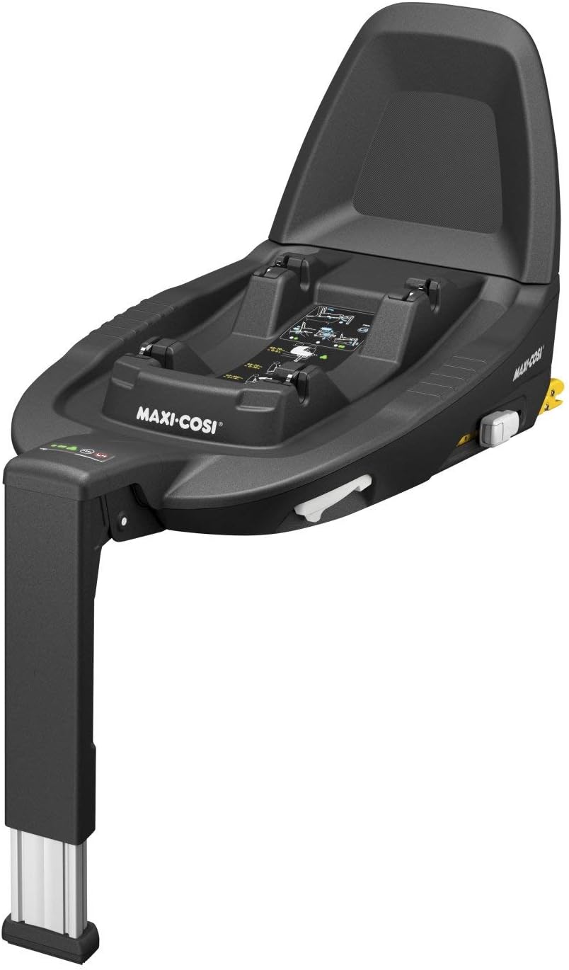 Maxi-Cosi Familyfix3 Base ISOFIX, Compatibile Con I Seggiolini Auto Coral, Pebble Plus, Pebble Pro, Pearl Pro2 e Pearl Smart I-size, Dalla Nascita Ai 4 Anni, 40-105 Cm, 0-18 kg, Black