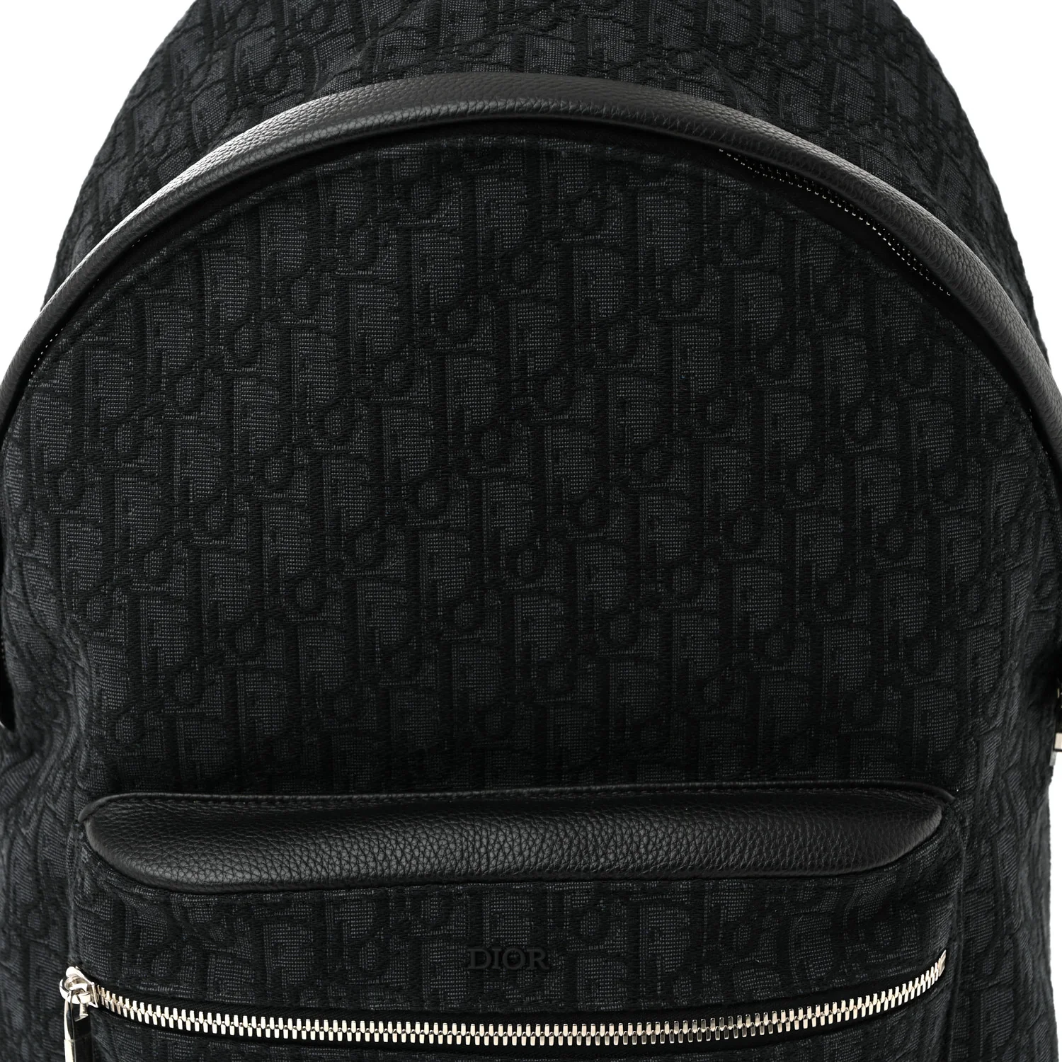 Oblique Calfskin Rider Backpack Black - Top Club