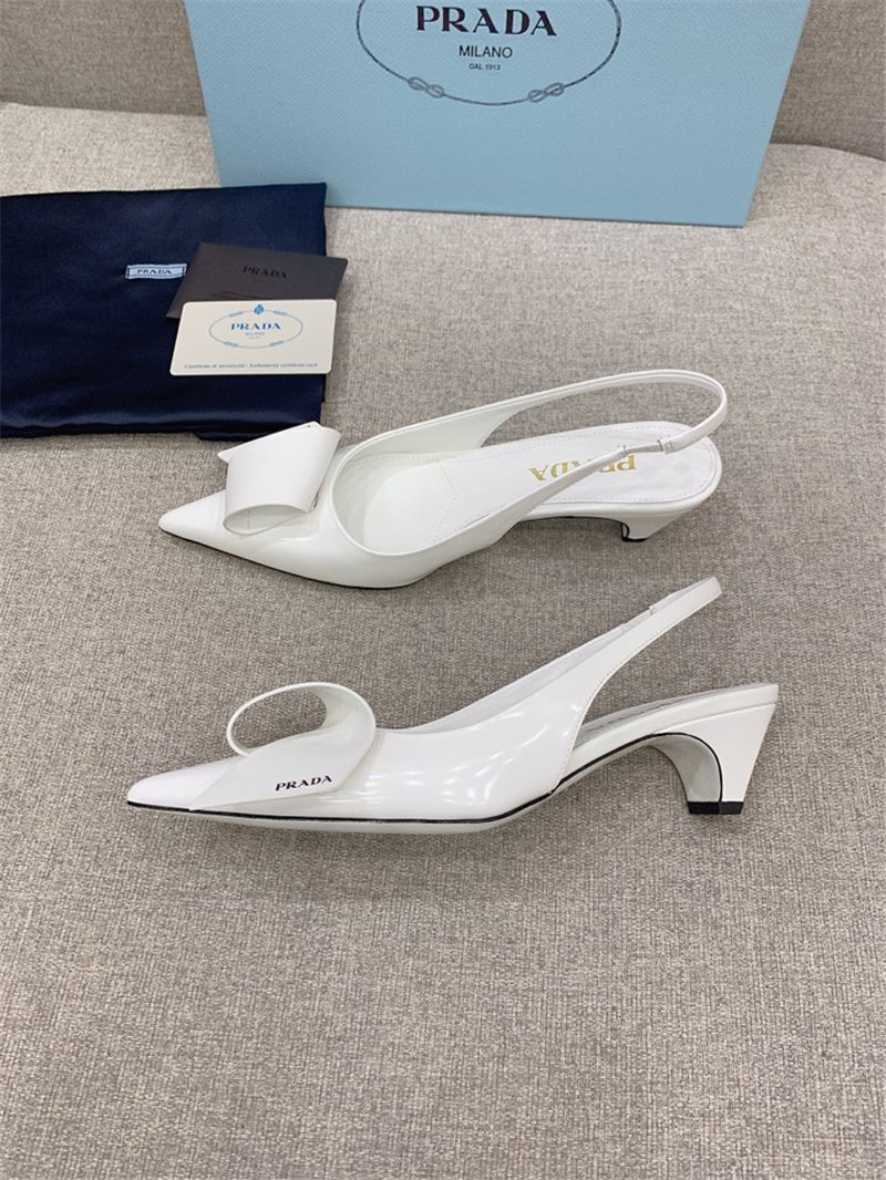 prada catwalk new cat heel origami back empty shoes - Sneaker Replica Workshop