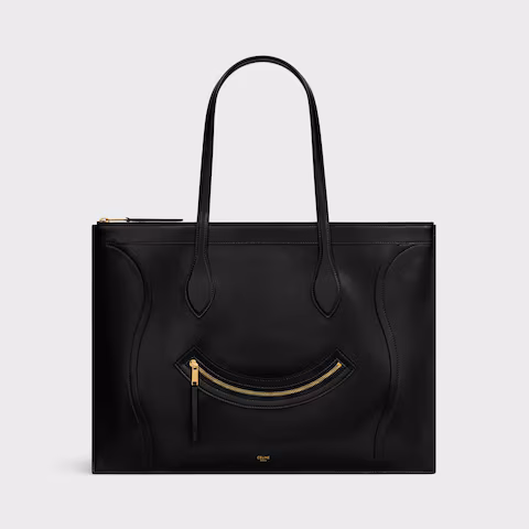 FLAT CABAS NEW LUGGAGE IN GLOSSY CALFSKIN - Top Club