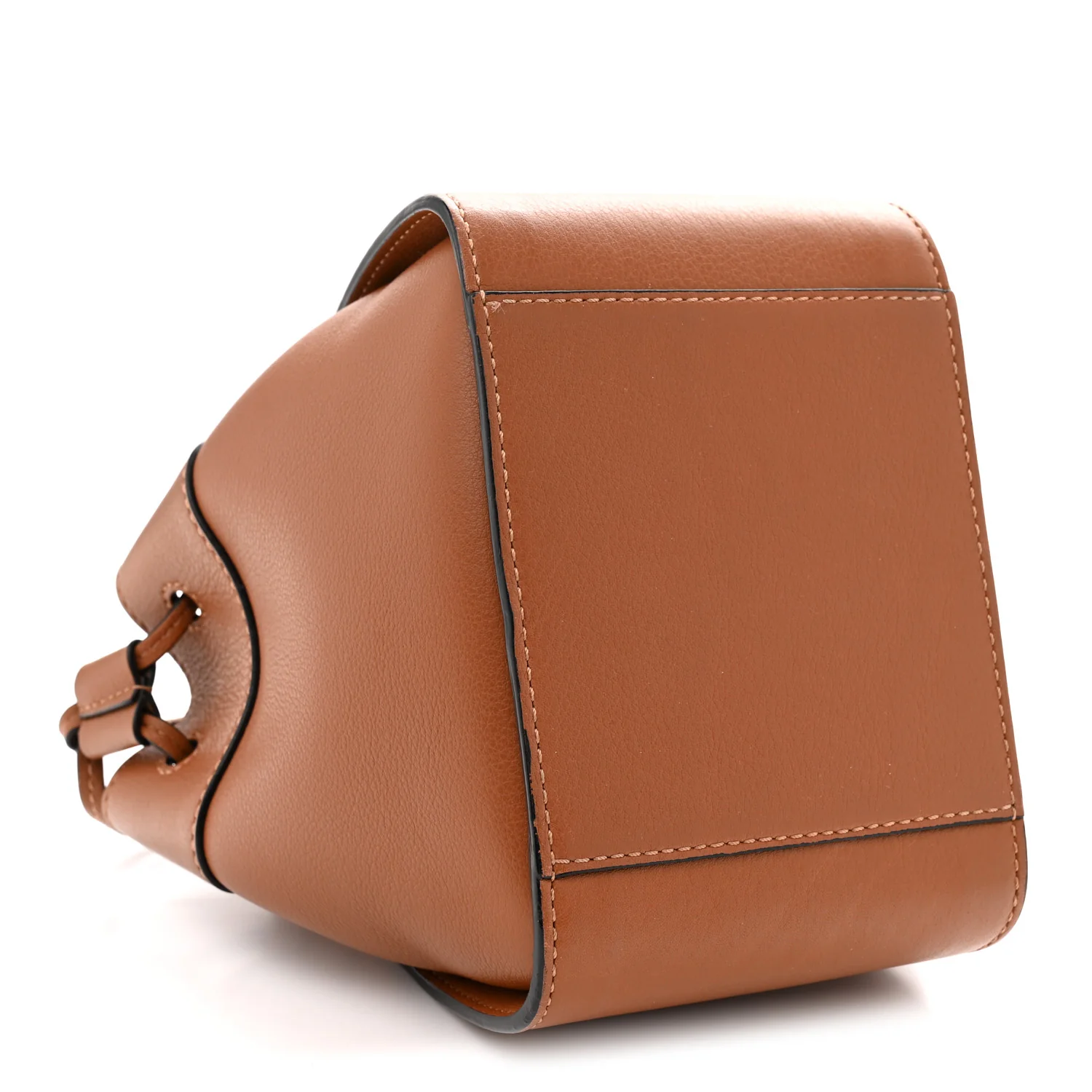 Calfskin Mini Hammock Shoulder Bag Tan - Top Club
