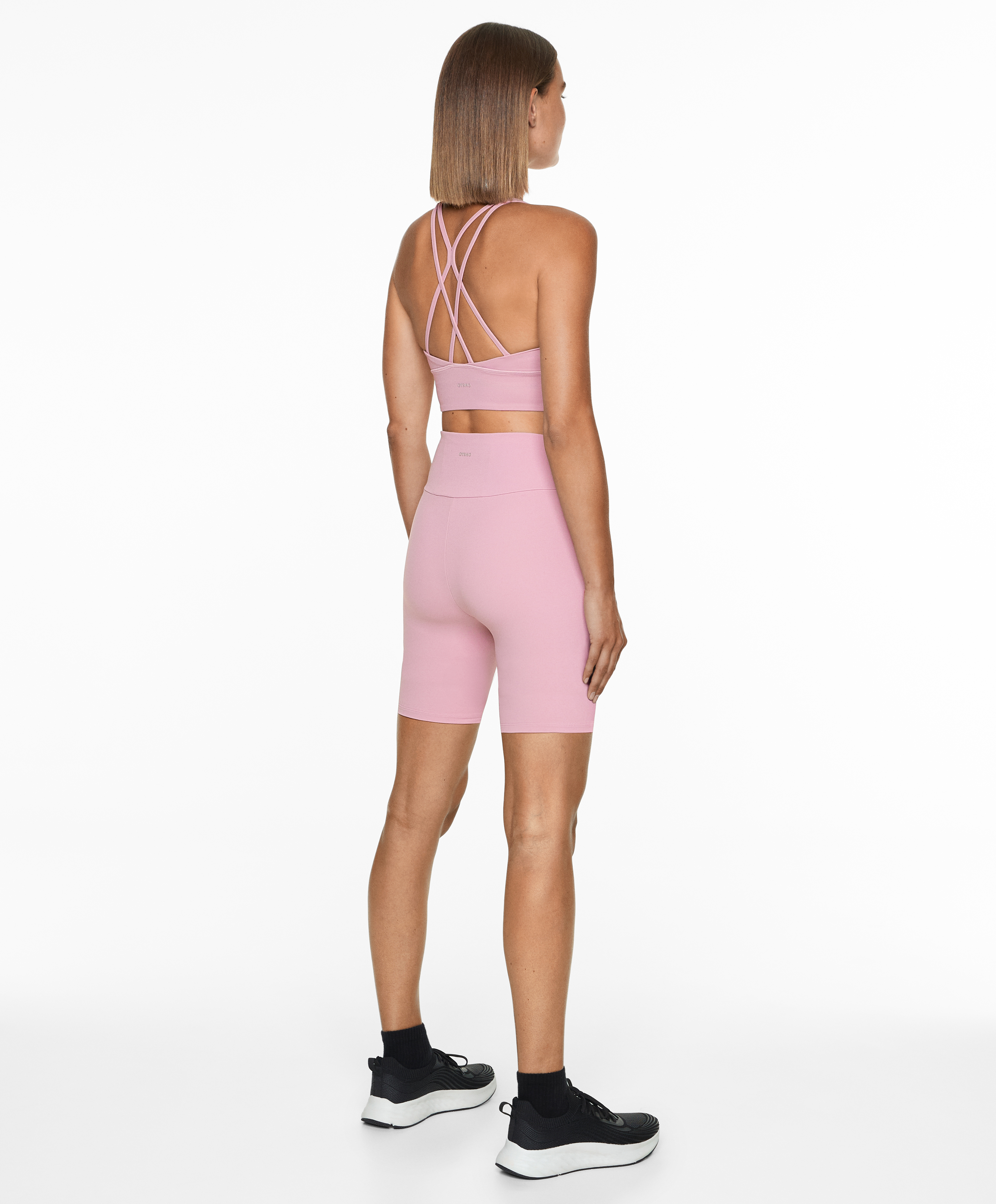 OYSHO Comfortlux high-rise 20cm biker leggings