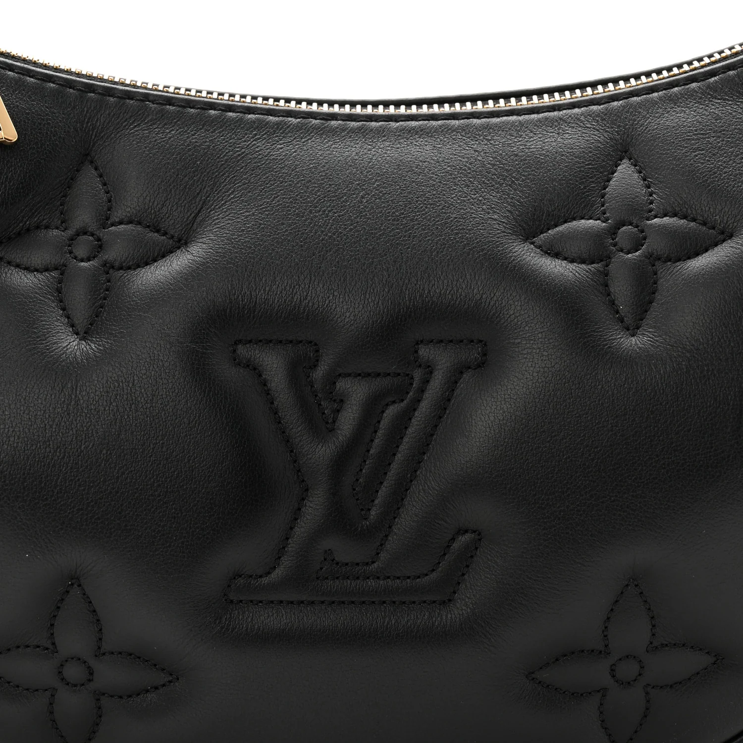 Calfskin Bubblegram Over The Moon Black - Top Club
