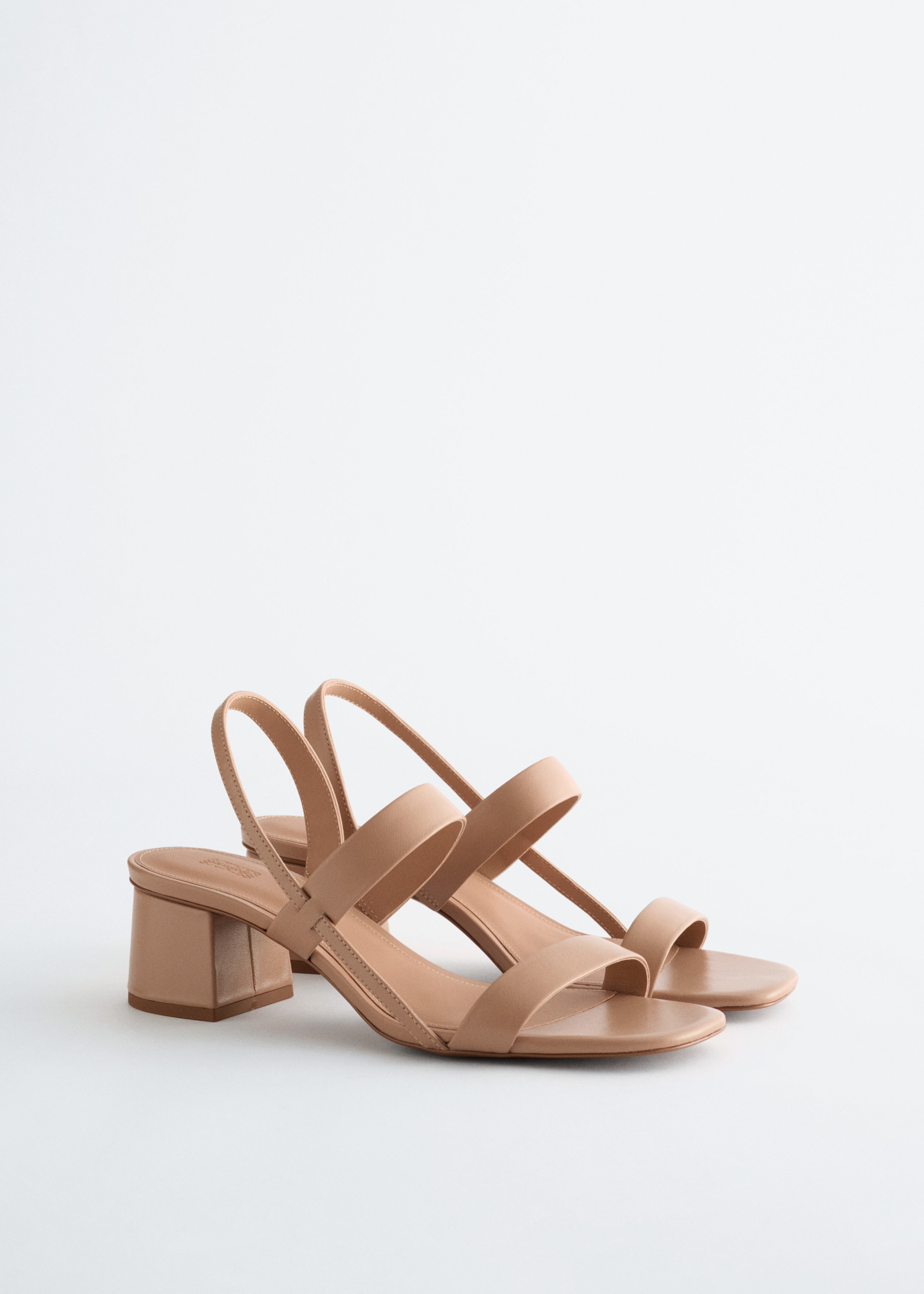& Other Stories STRAPPY BLOCK HEEL SANDALS