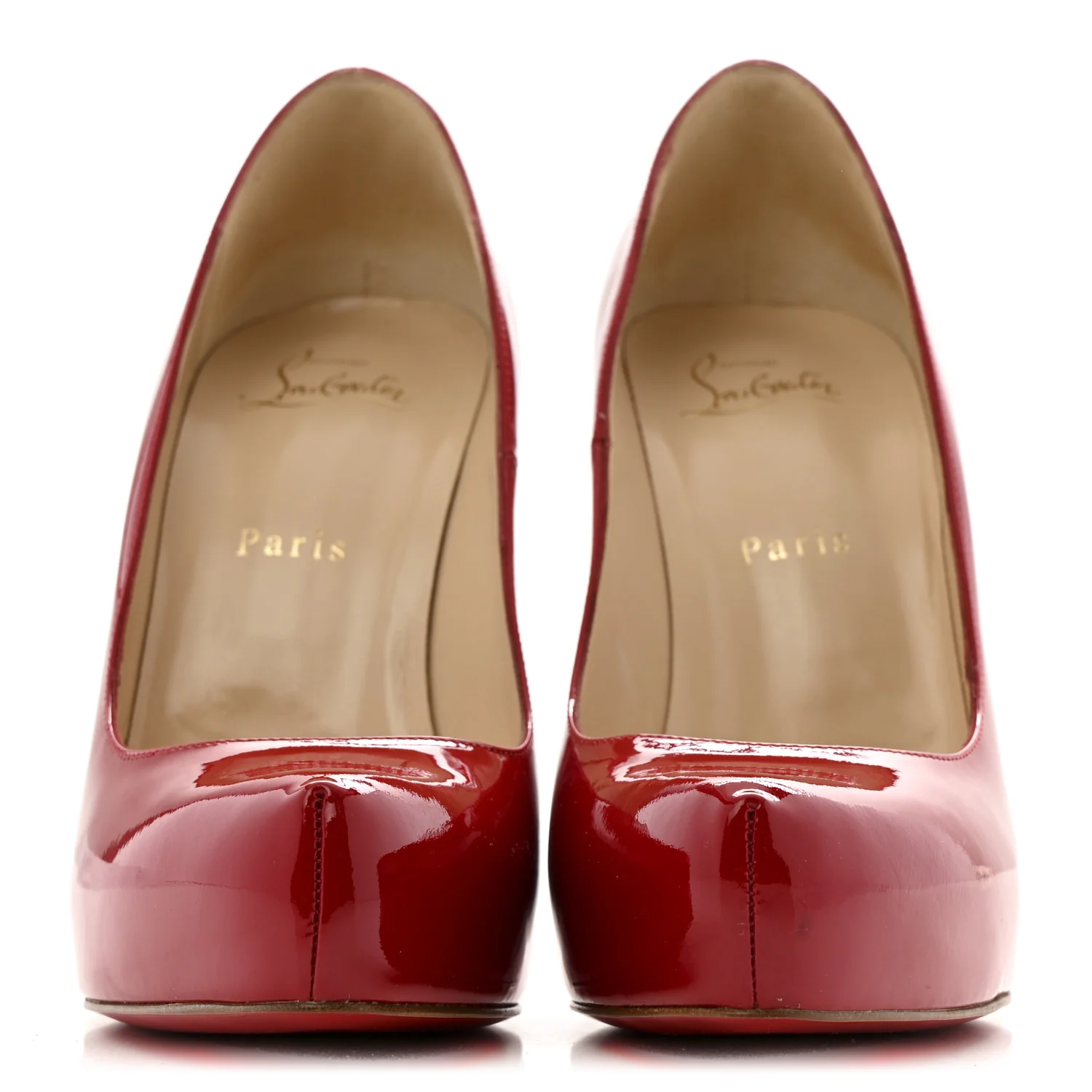 Patent Rolando 120 Pumps 39 Loubi Red - Top Club