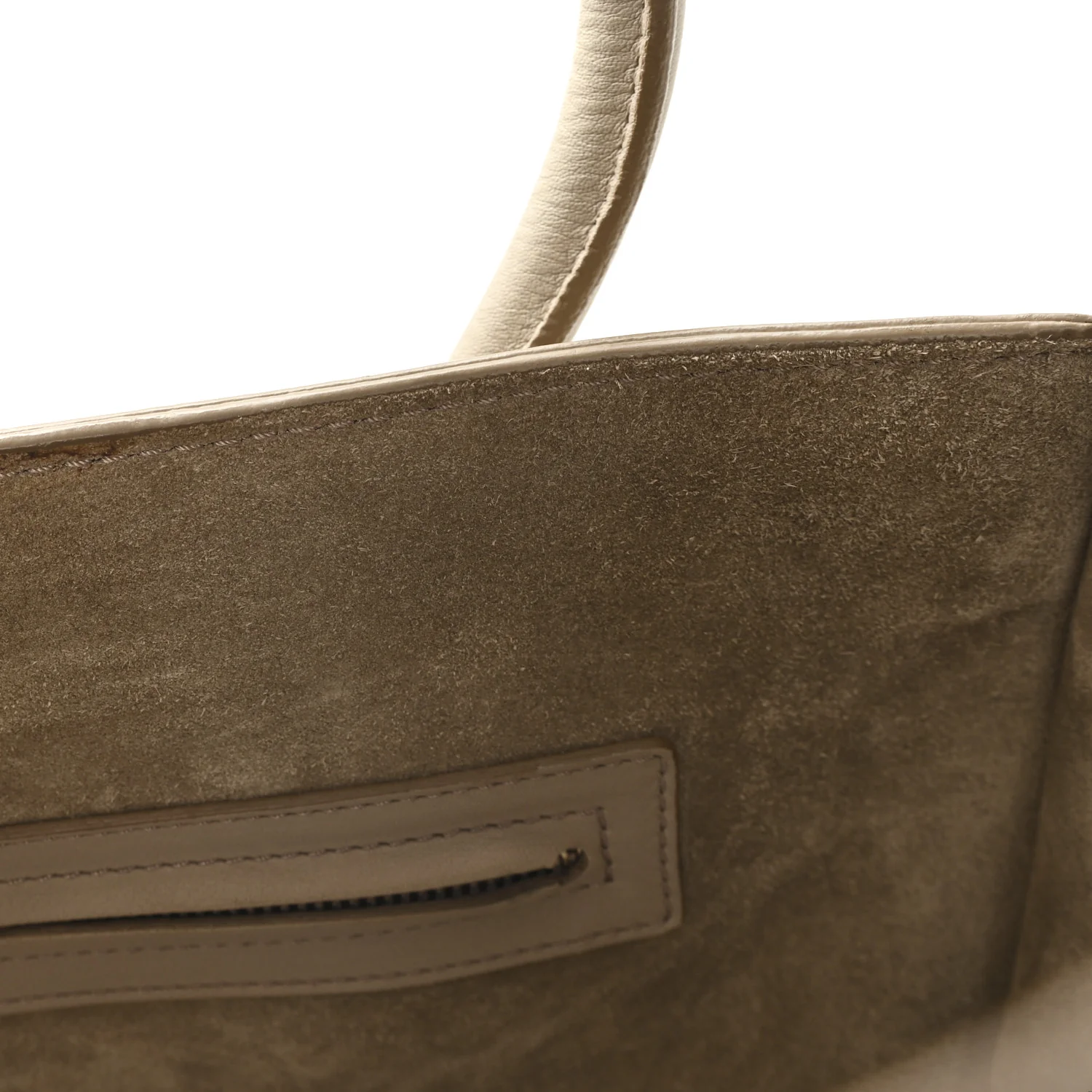 Supple Calfskin Large Phantom Luggage Dune - Top Club